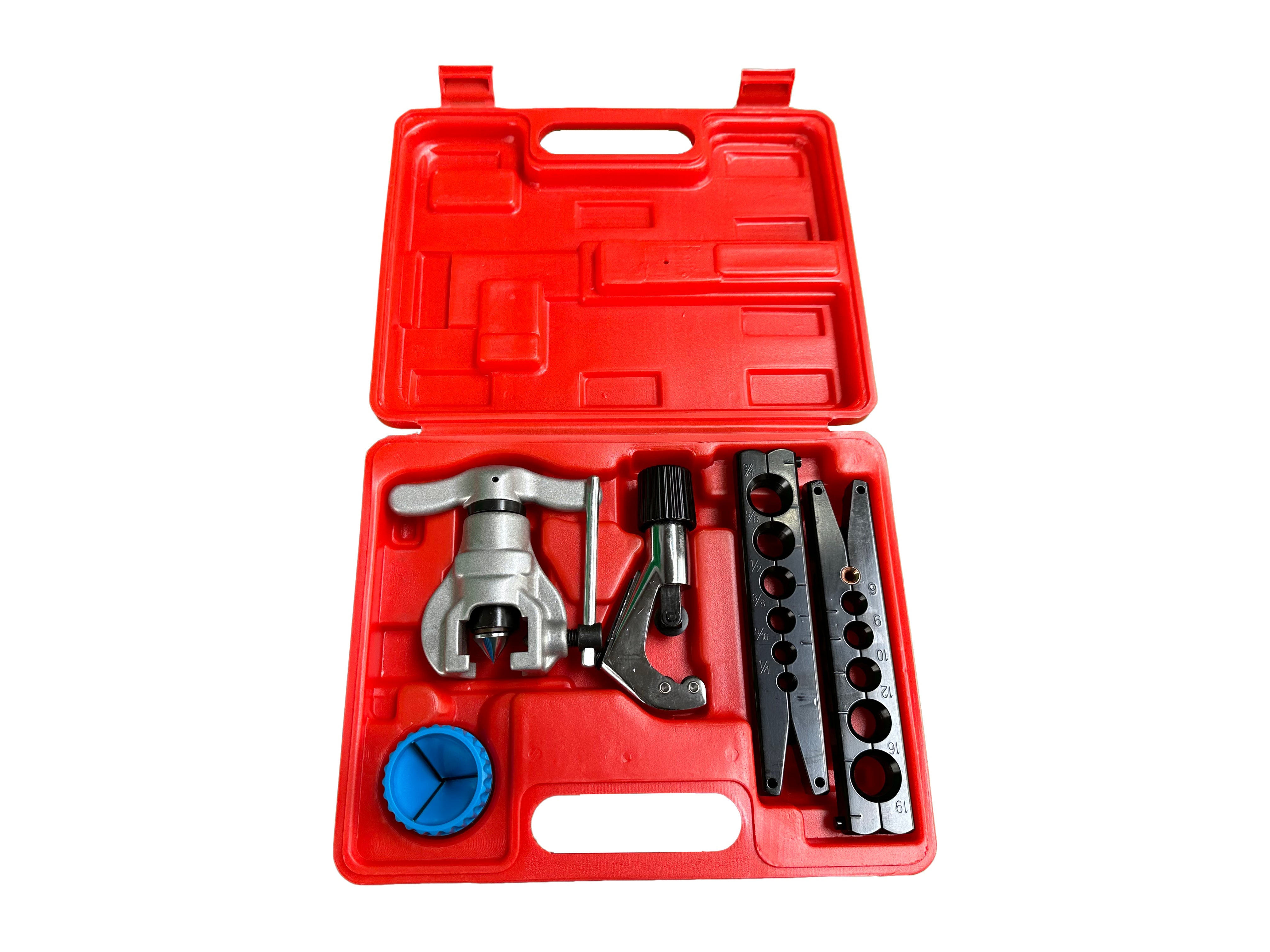 PROFESSZIONÁLIS CSŐPEREMEZŐ KÉSZLET INCH ÉS METRIKUS CSŐVEKHEZ GEBO TOOLS