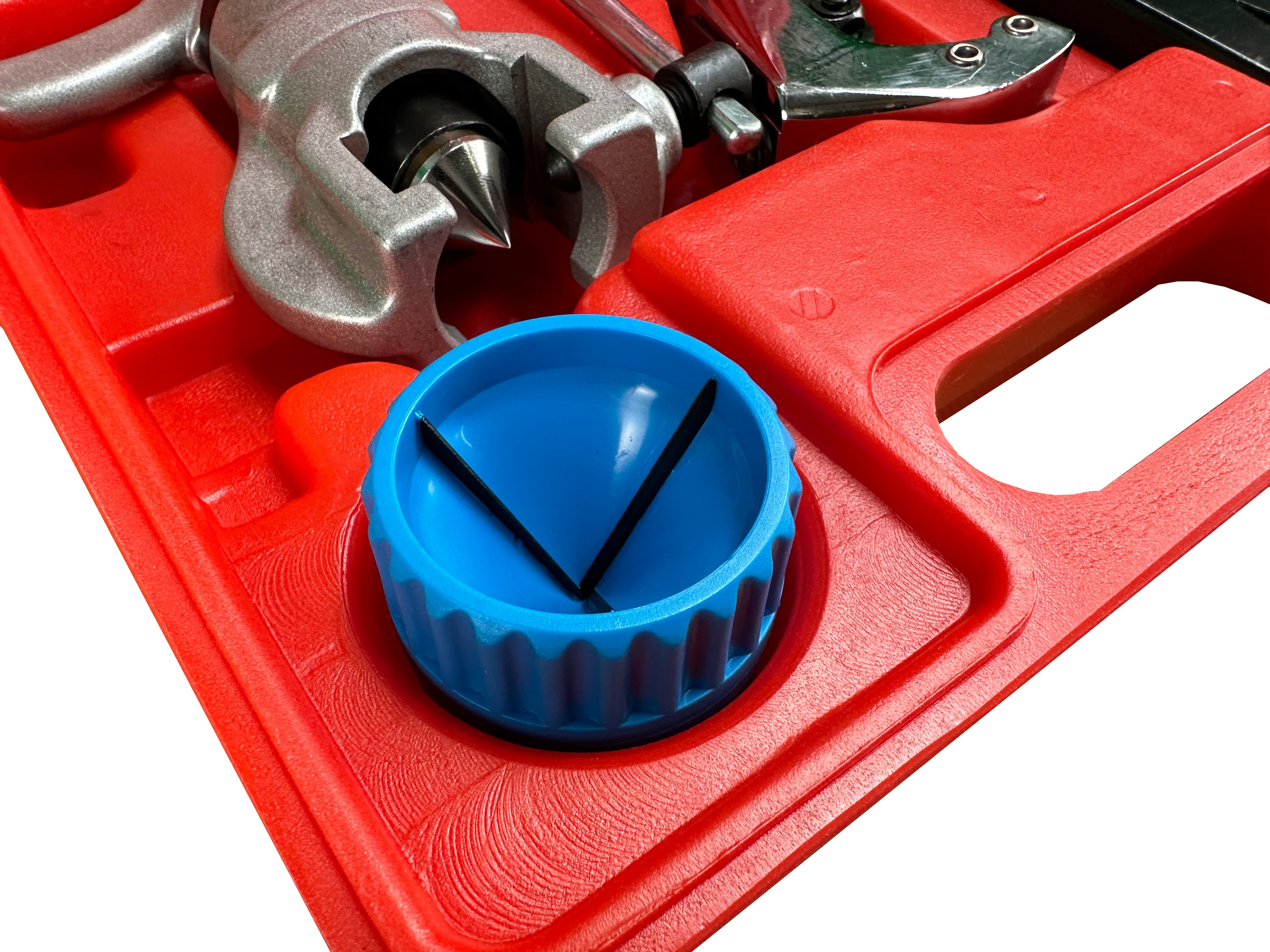 PROFESSZIONÁLIS CSŐPEREMEZŐ KÉSZLET INCH ÉS METRIKUS CSŐVEKHEZ GEBO TOOLS