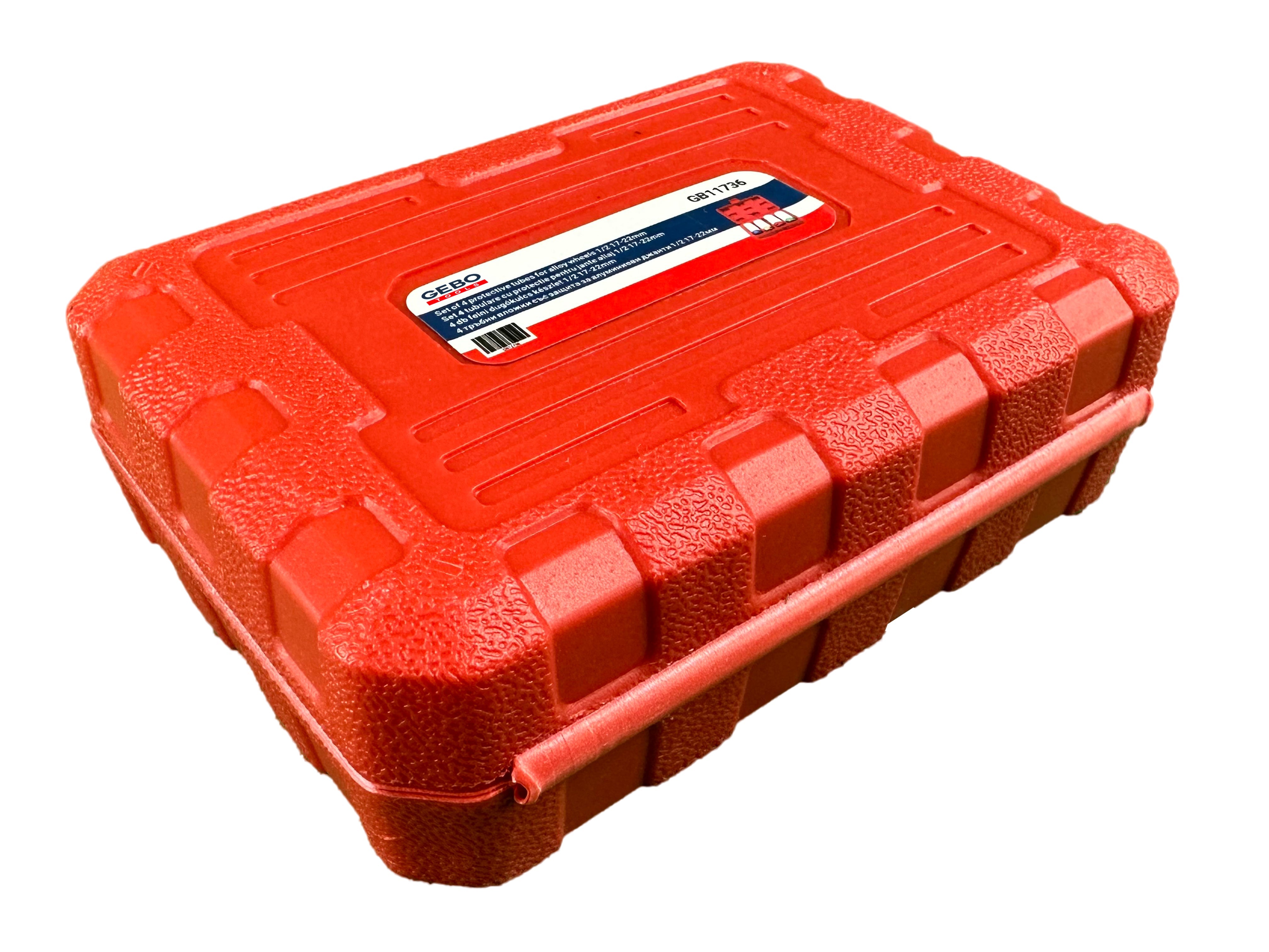 4 DB DUGÓKULCS KÉSZLET KÖNNYŰFÉM KERÉKTÁRCSÁKHOZ 1/2 17-22MM GEBO TOOLS