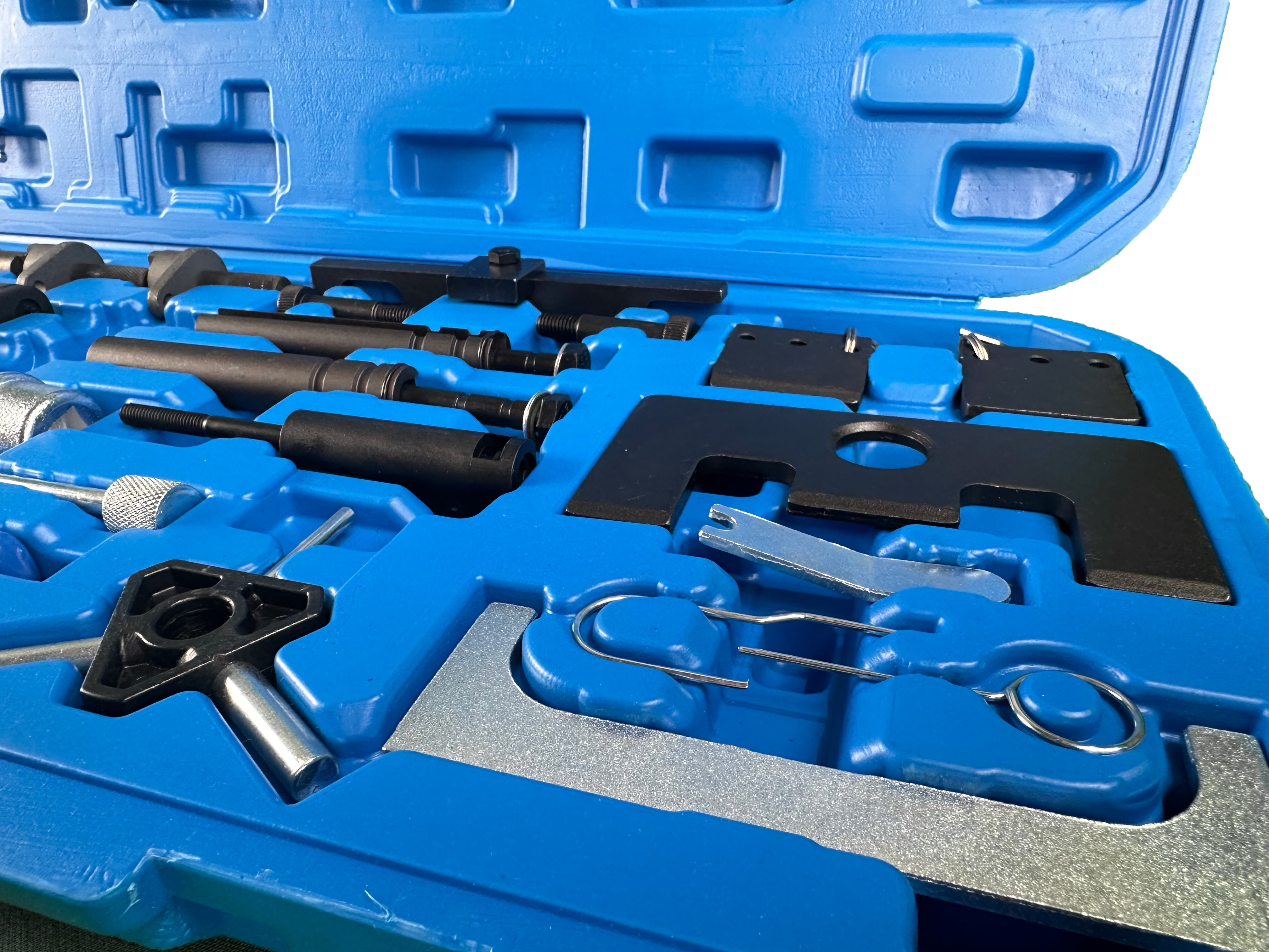 VEZÉRLÉSRÖGZÍTŐ KÉSZLET VW AUDI SEAT SKODA 1.2 1.4 1.6 1.9 2.0 2.5 3.3 DÍEZEL ÉS BENZIN GEBO TOOLS