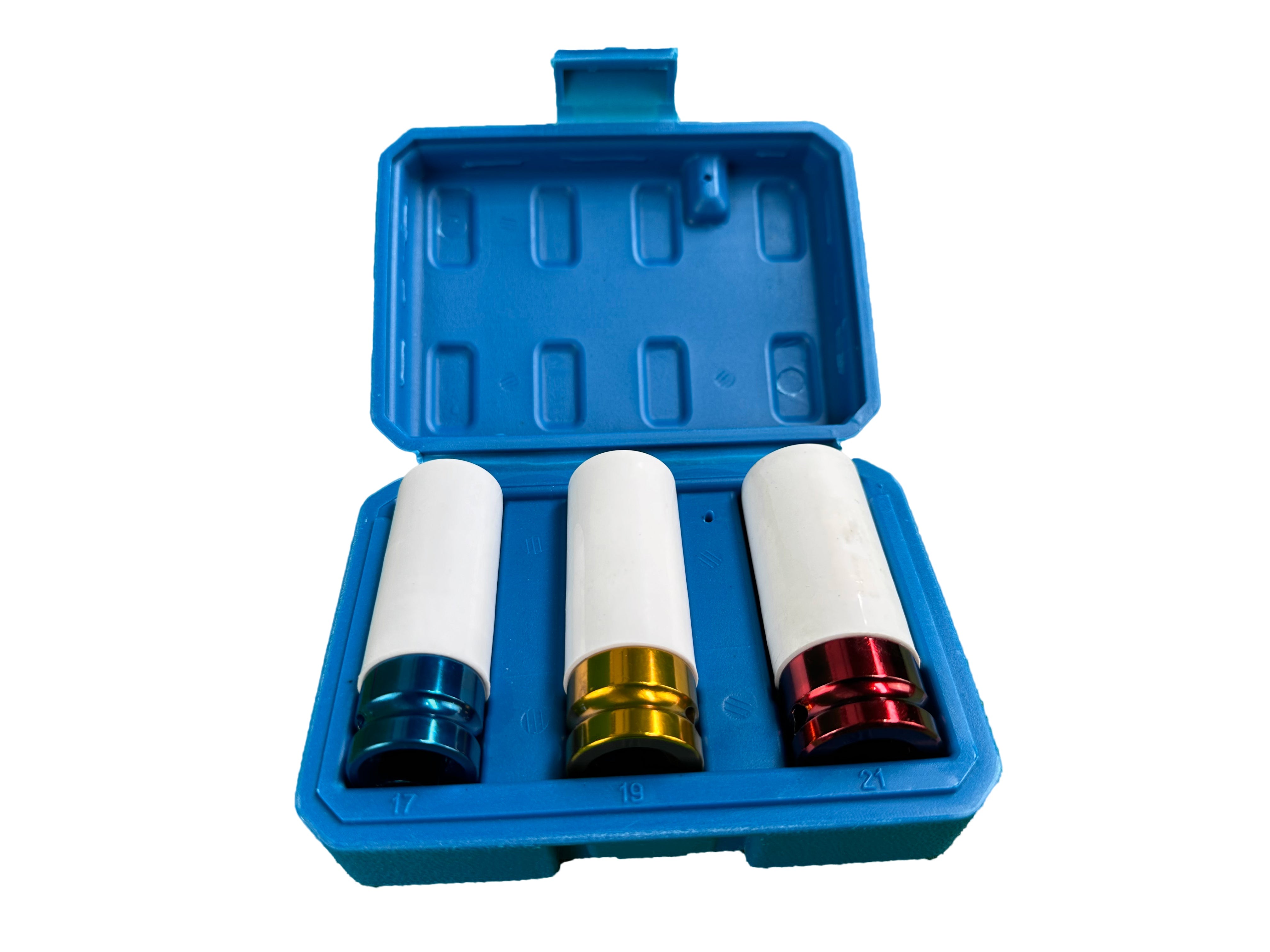 FELNI DUGÓKULCS KÉSZLET ALUMÍNIUM FELNIKHEZ BEVONATTAL 7 19 21 MM GEBO TOOLS