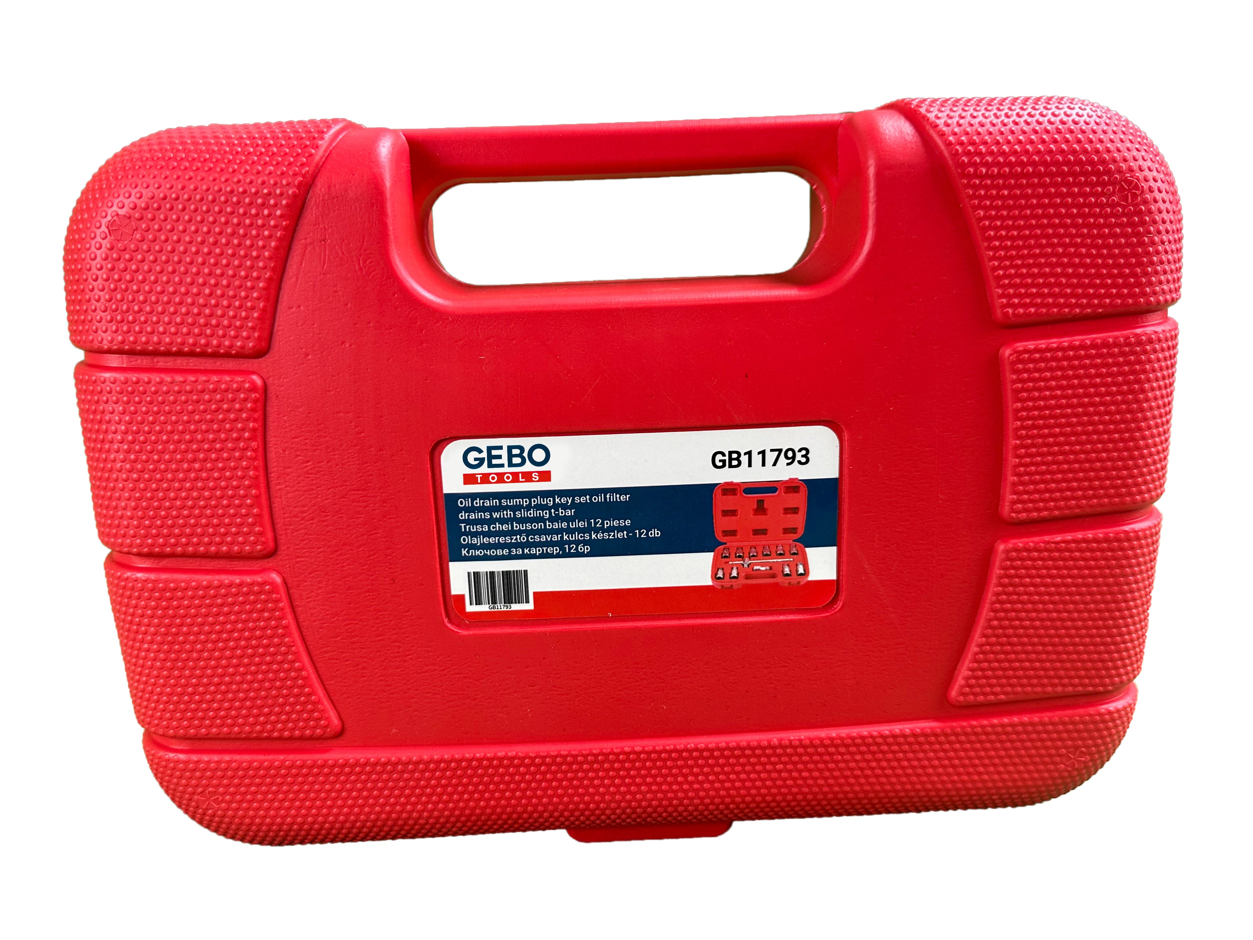 OLAJLEERESZTŐ CSAVAR KULCS KÉSZLET 12 DB GEBO TOOLS