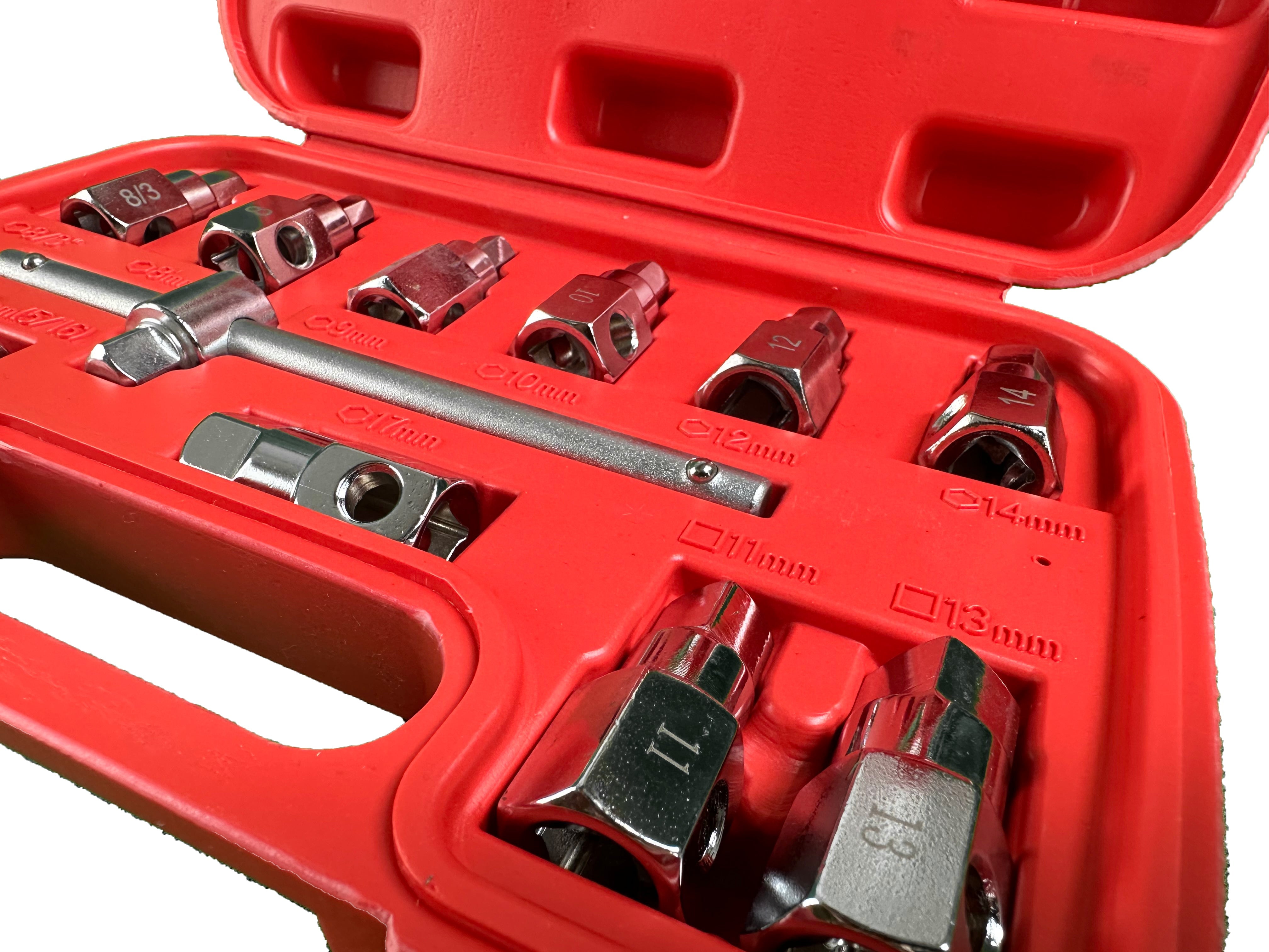 OLAJLEERESZTŐ CSAVAR KULCS KÉSZLET 12 DB GEBO TOOLS