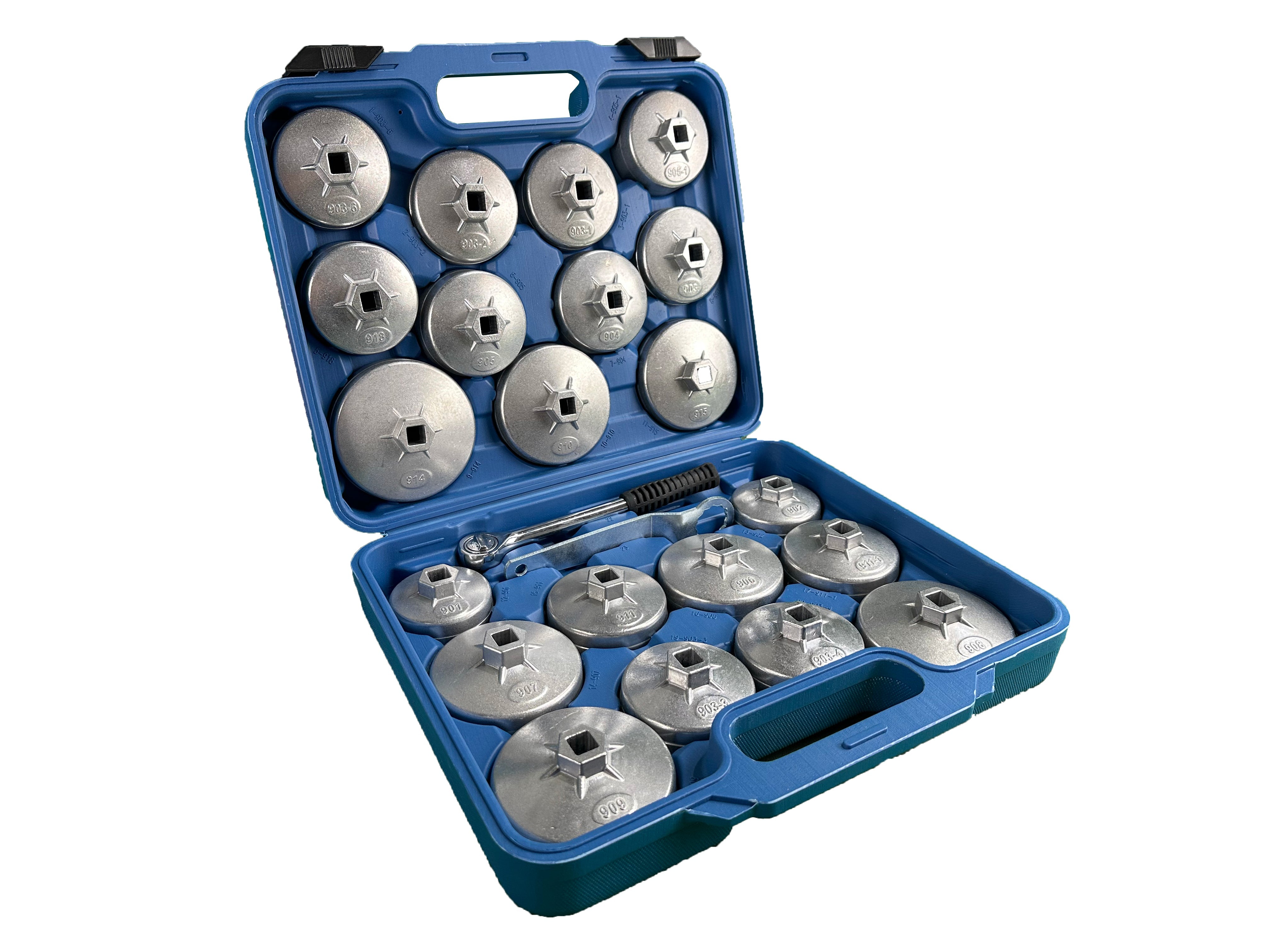 ALUMÍNIUM OLAJSZŰRŐ KULCS KÉSZLET - 23 DB GEBO TOOLS