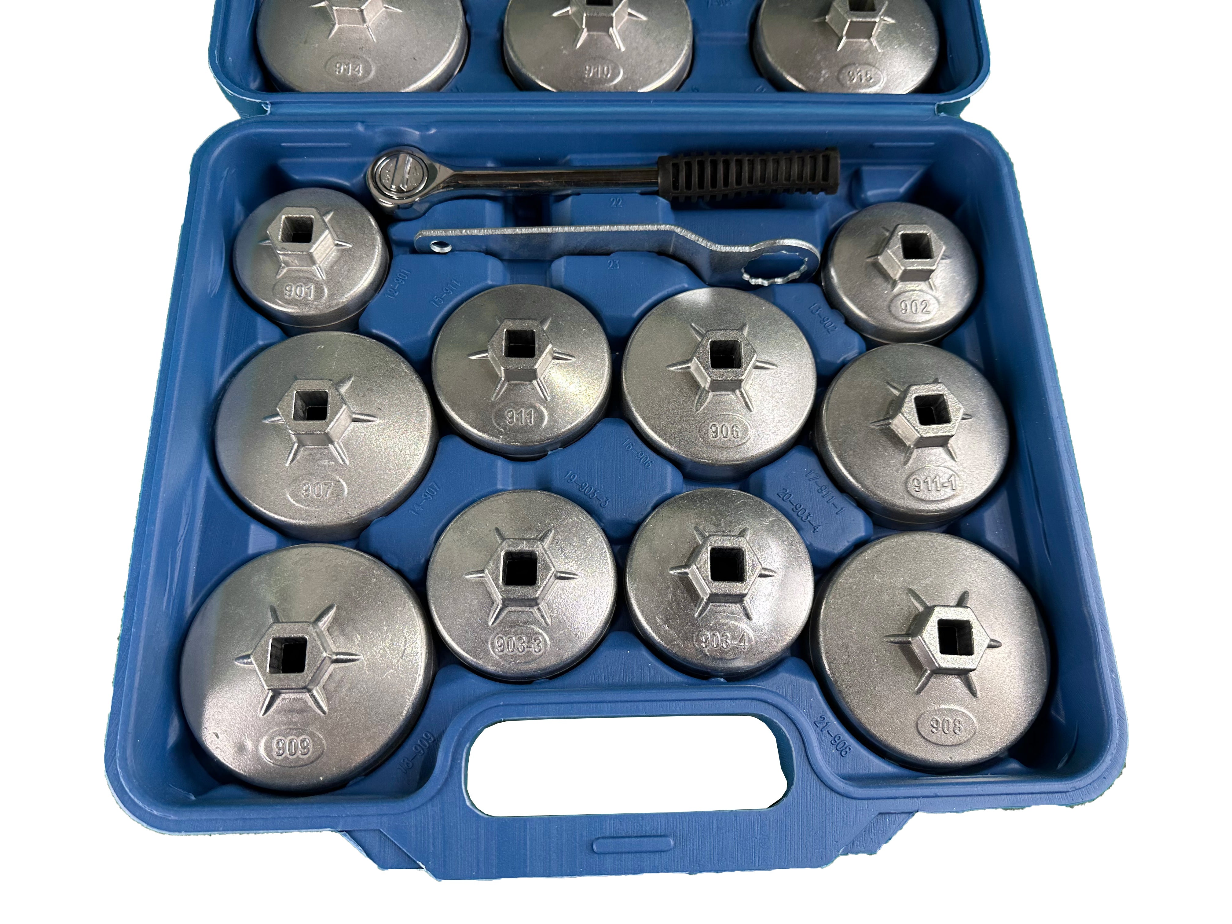 ALUMÍNIUM OLAJSZŰRŐ KULCS KÉSZLET - 23 DB GEBO TOOLS