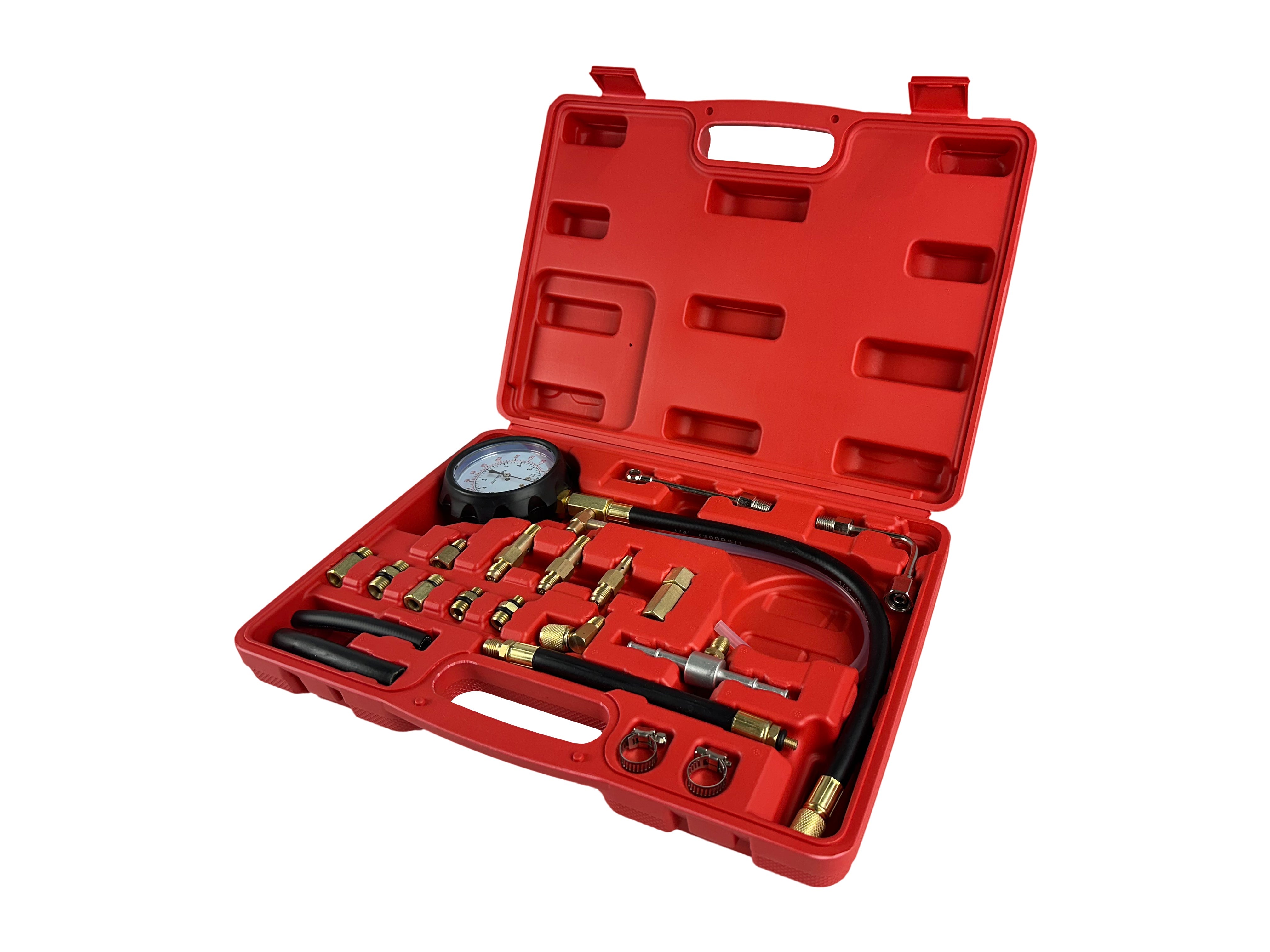 ÜZEMANYAG RENDSZER NYOMÁSMÉRŐ KÉSZLET 21 DB GEBO TOOLS