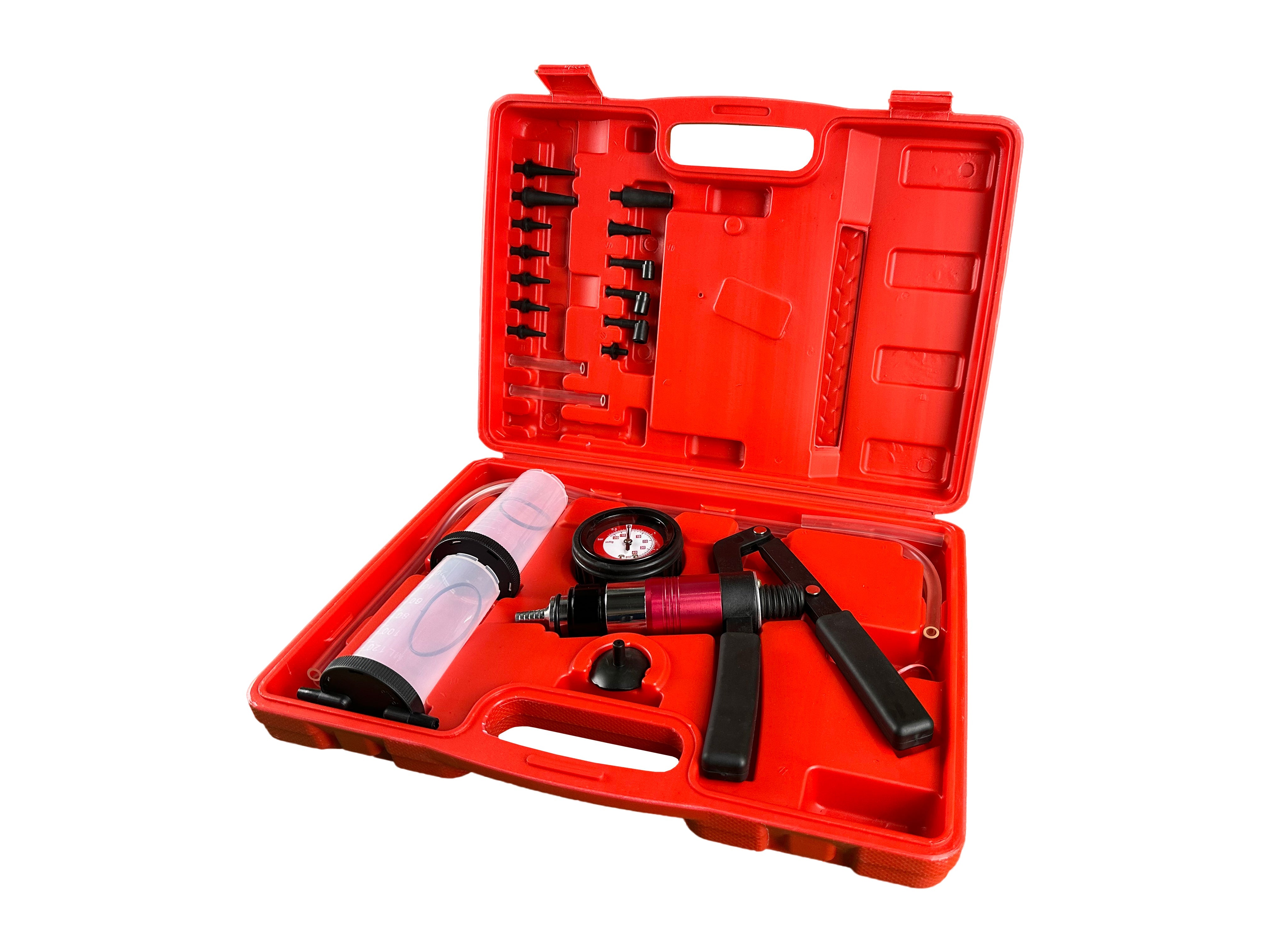 VÁKUUM / NYOMÁSMÉRŐ PUMPA KÉSZLET GEBO TOOLS