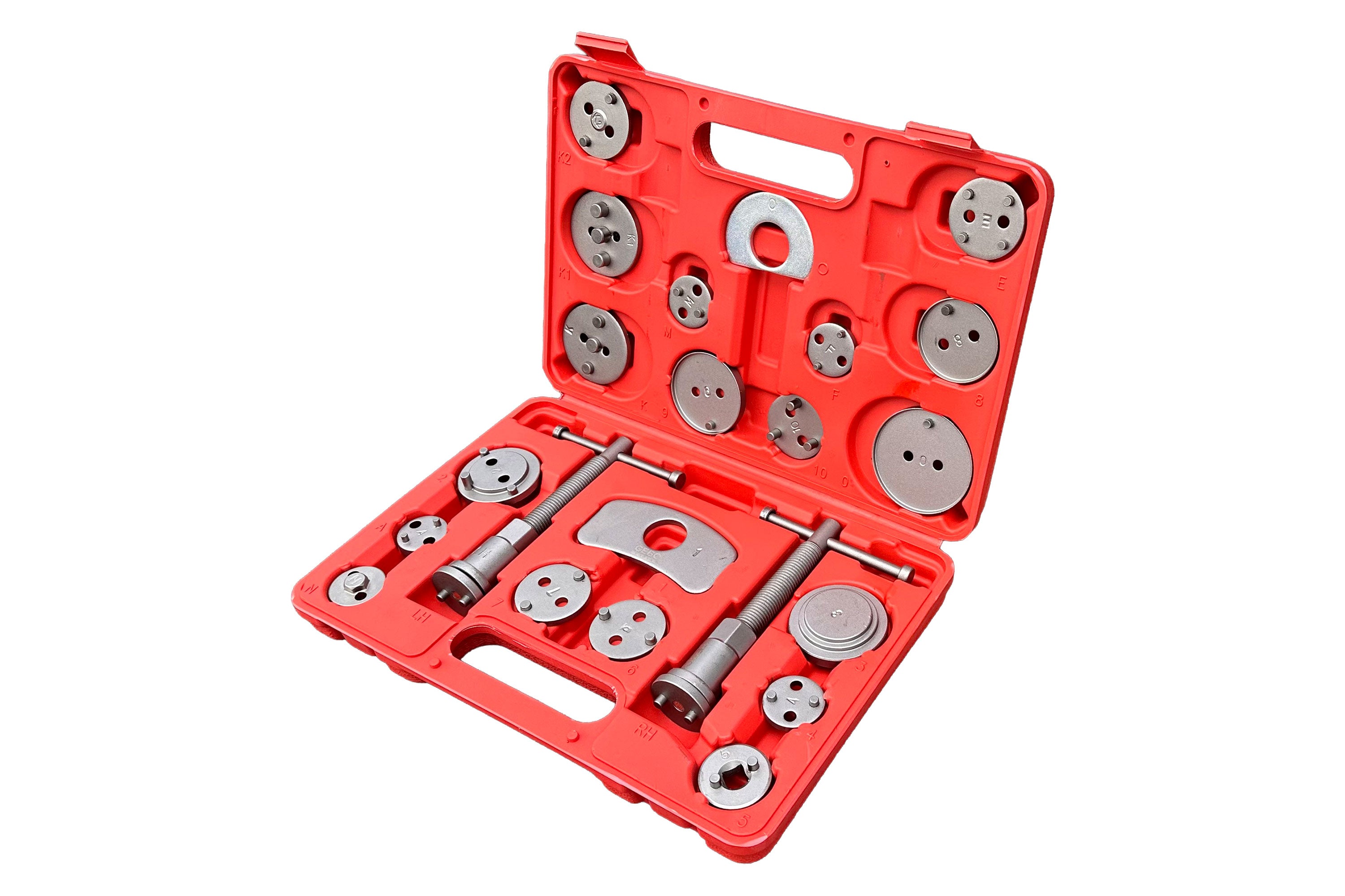 UNIVERZÁLIS AUTÓ FÉKNYEREG DUGATTÚ SZERELŐ KÉSZLET 22 DB GEBO TOOLS