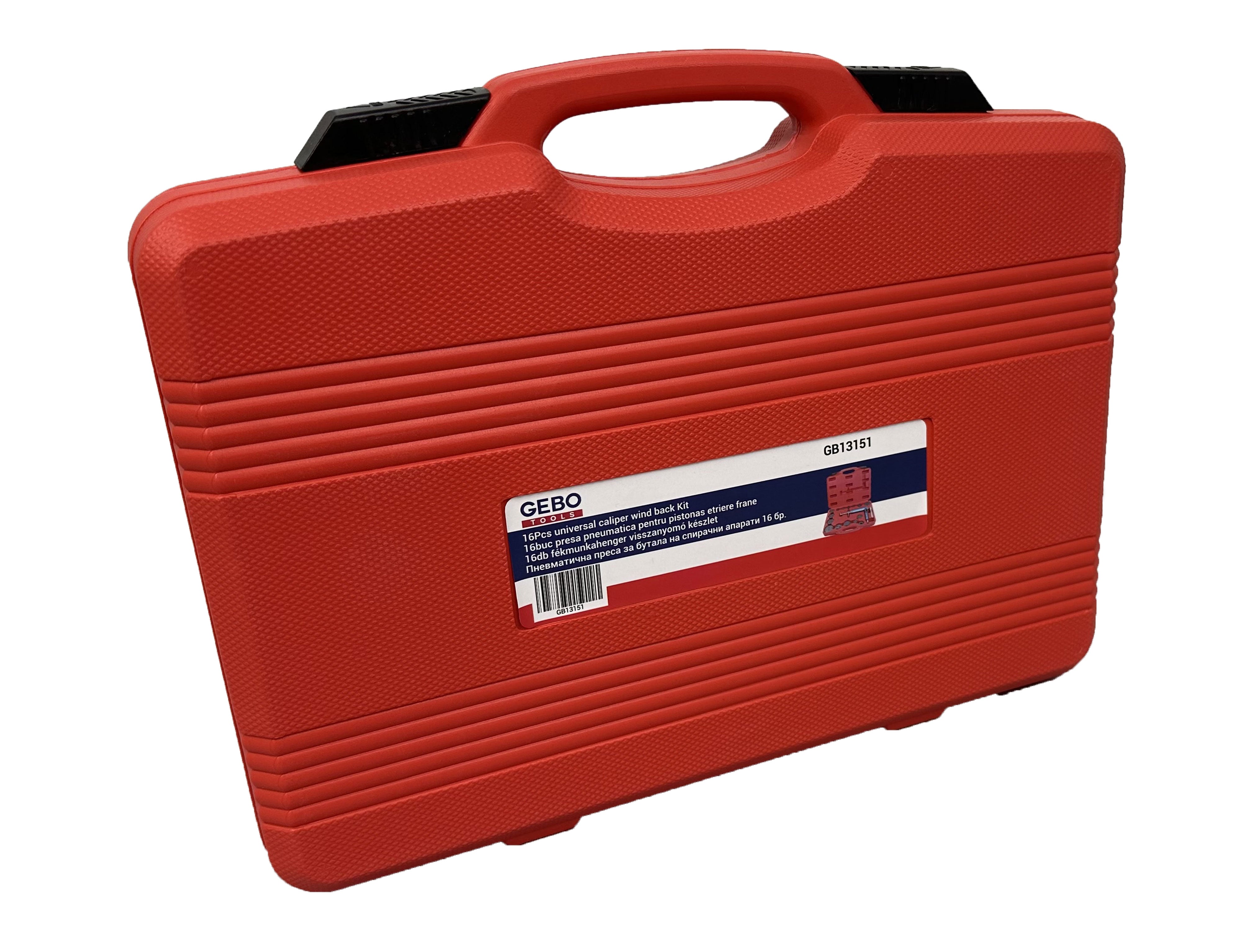 FÉKMUNKAHENGER VISSZANYOMÓ KÉSZLET 16 DB GEBO TOOLS