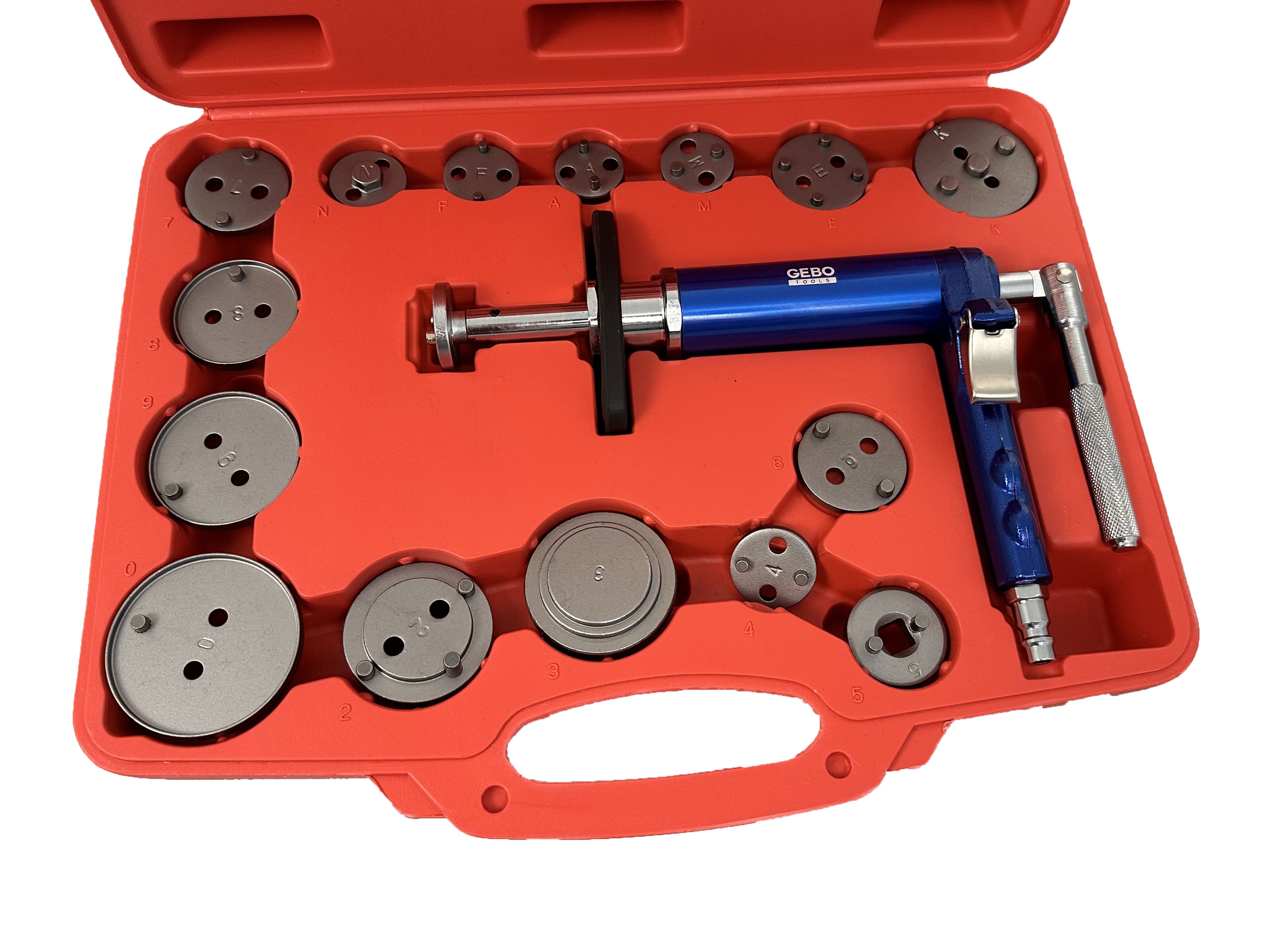 FÉKMUNKAHENGER VISSZANYOMÓ KÉSZLET 16 DB GEBO TOOLS