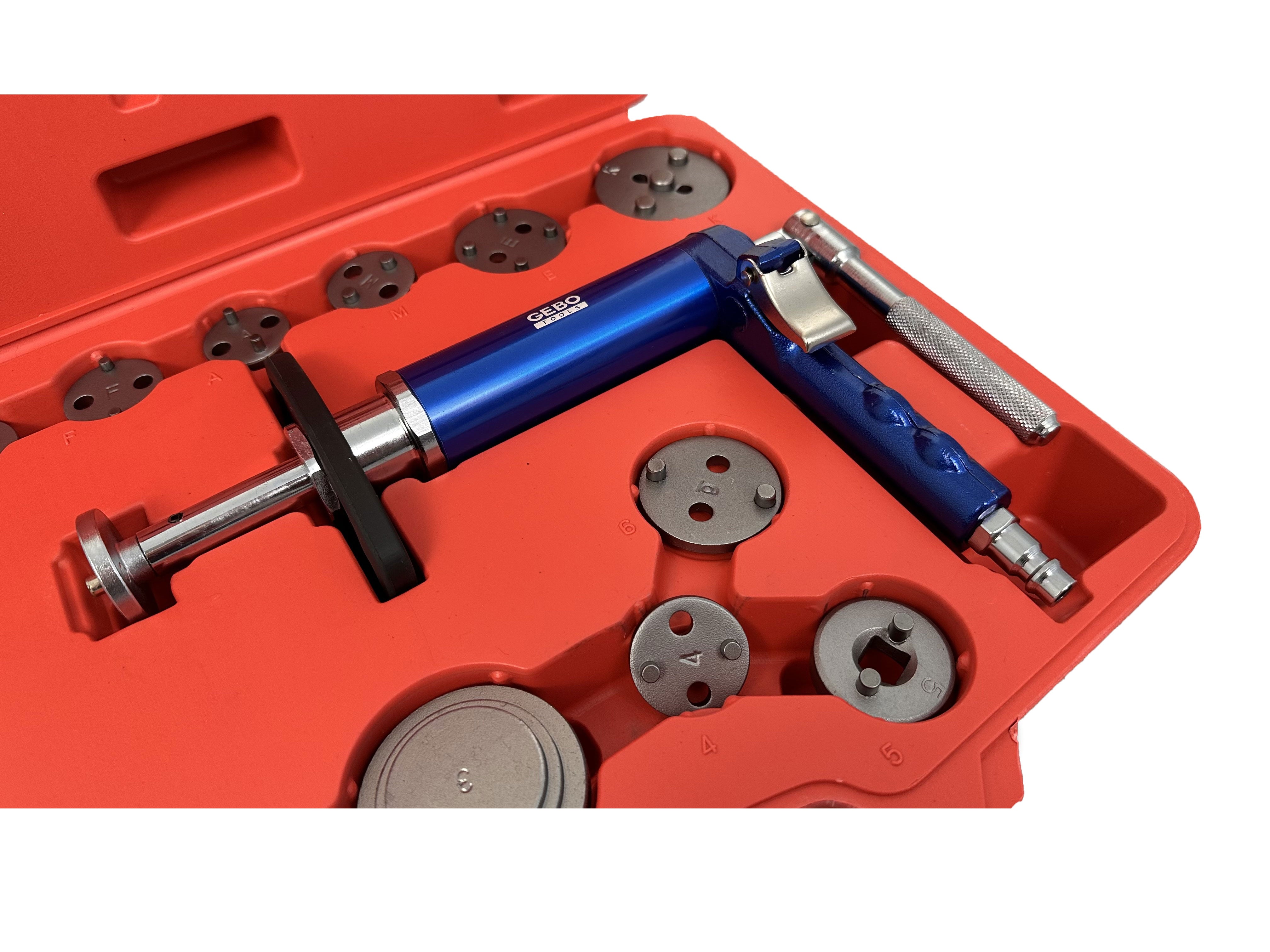FÉKMUNKAHENGER VISSZANYOMÓ KÉSZLET 16 DB GEBO TOOLS