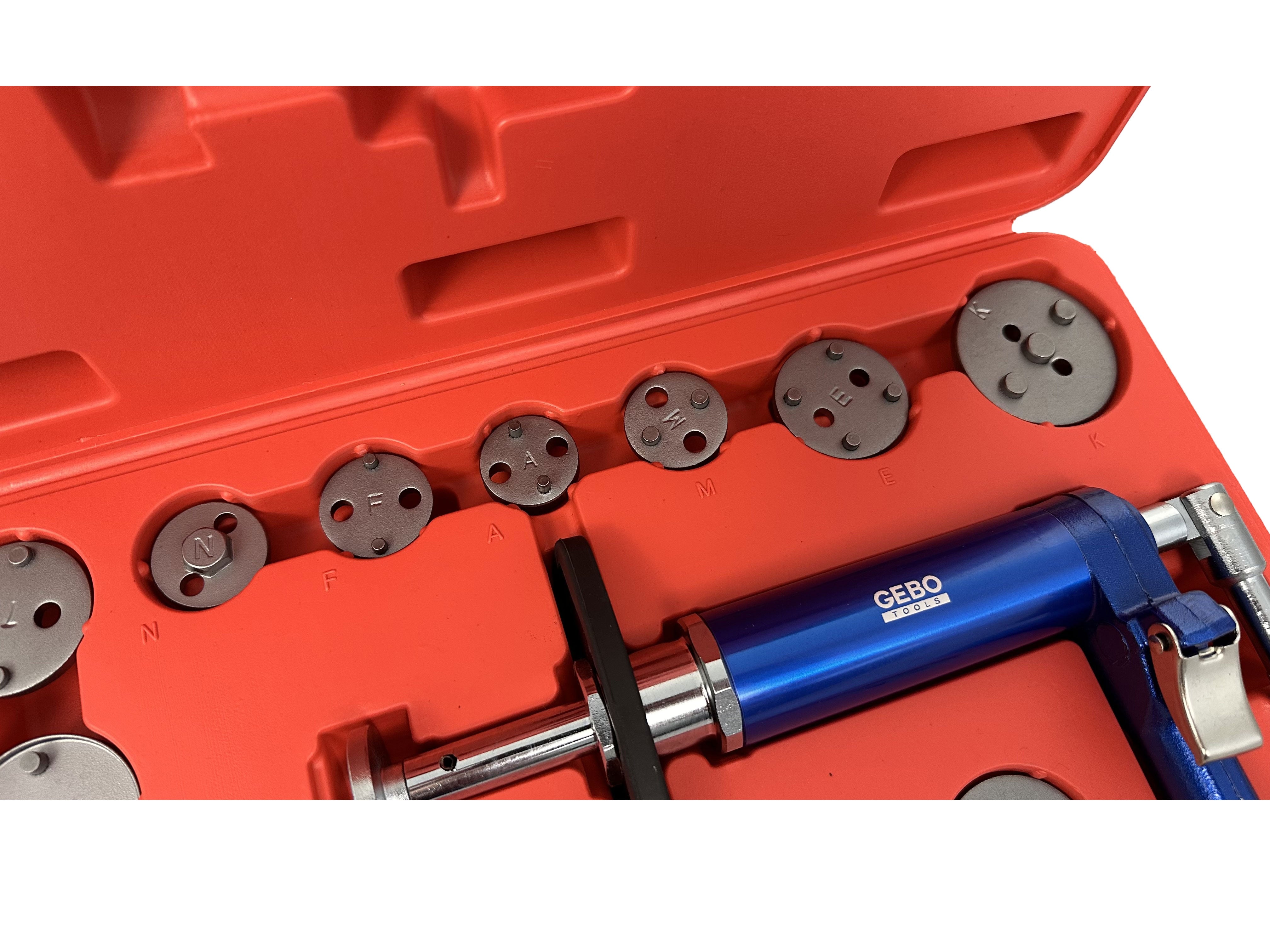 FÉKMUNKAHENGER VISSZANYOMÓ KÉSZLET 16 DB GEBO TOOLS