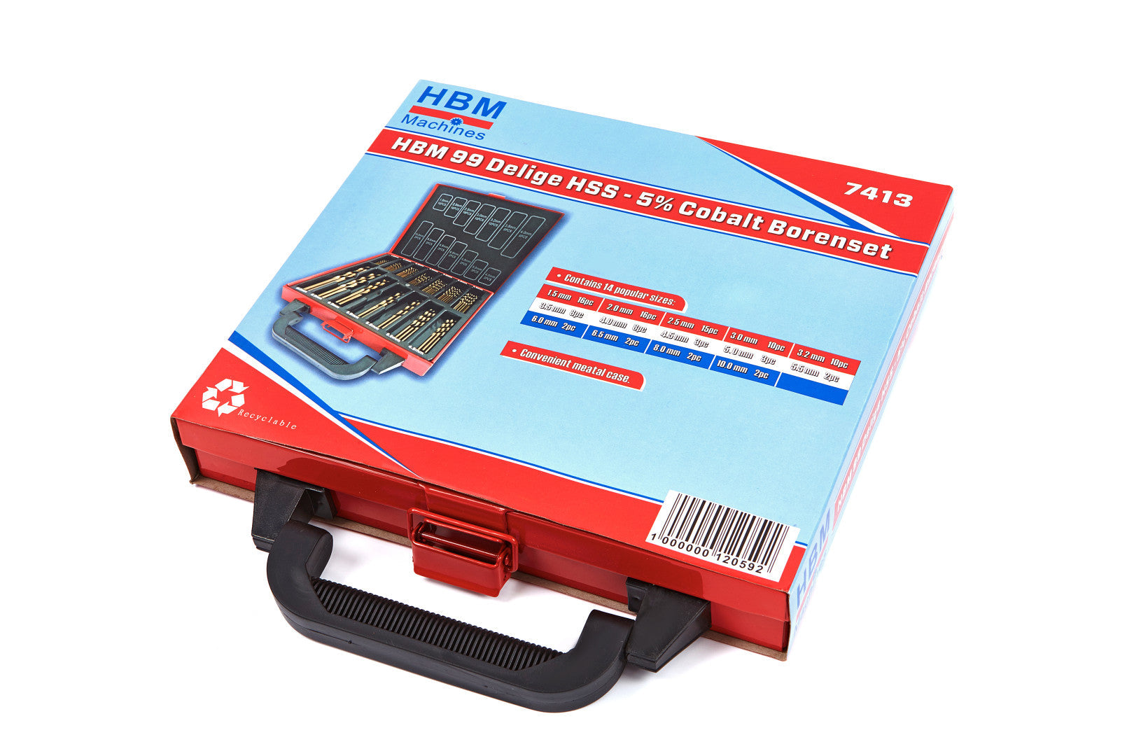 HSS FÚRÓSZÁR KÉSZLET 5% KOBALT 99 DB