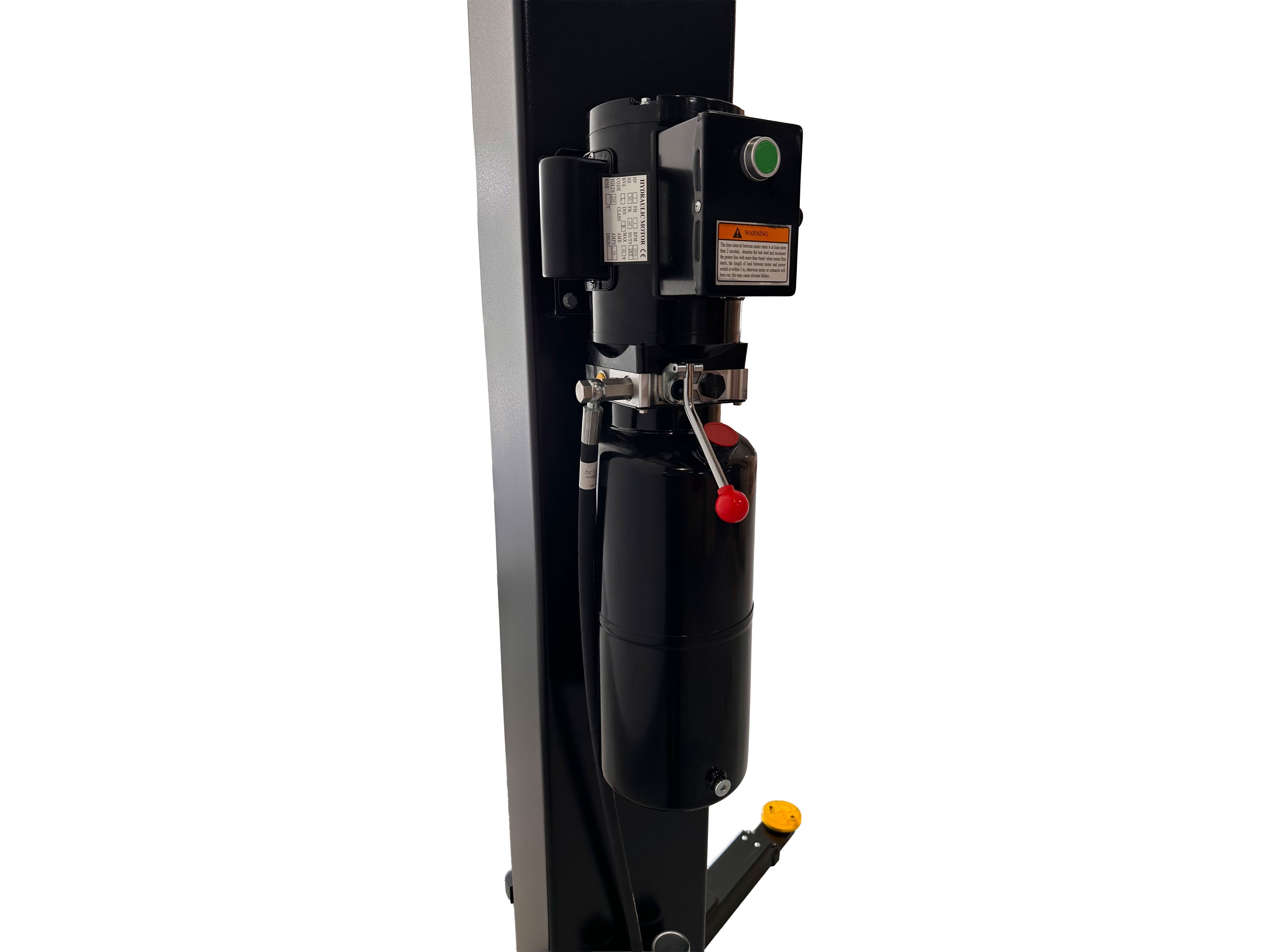 KÉTOSZLOPOS - CSÁPOS EMELŐ 4T KÉZI ELEKTROHIDRAULIKUS NYITÁSSAL 230V + INGYENES OLAJ