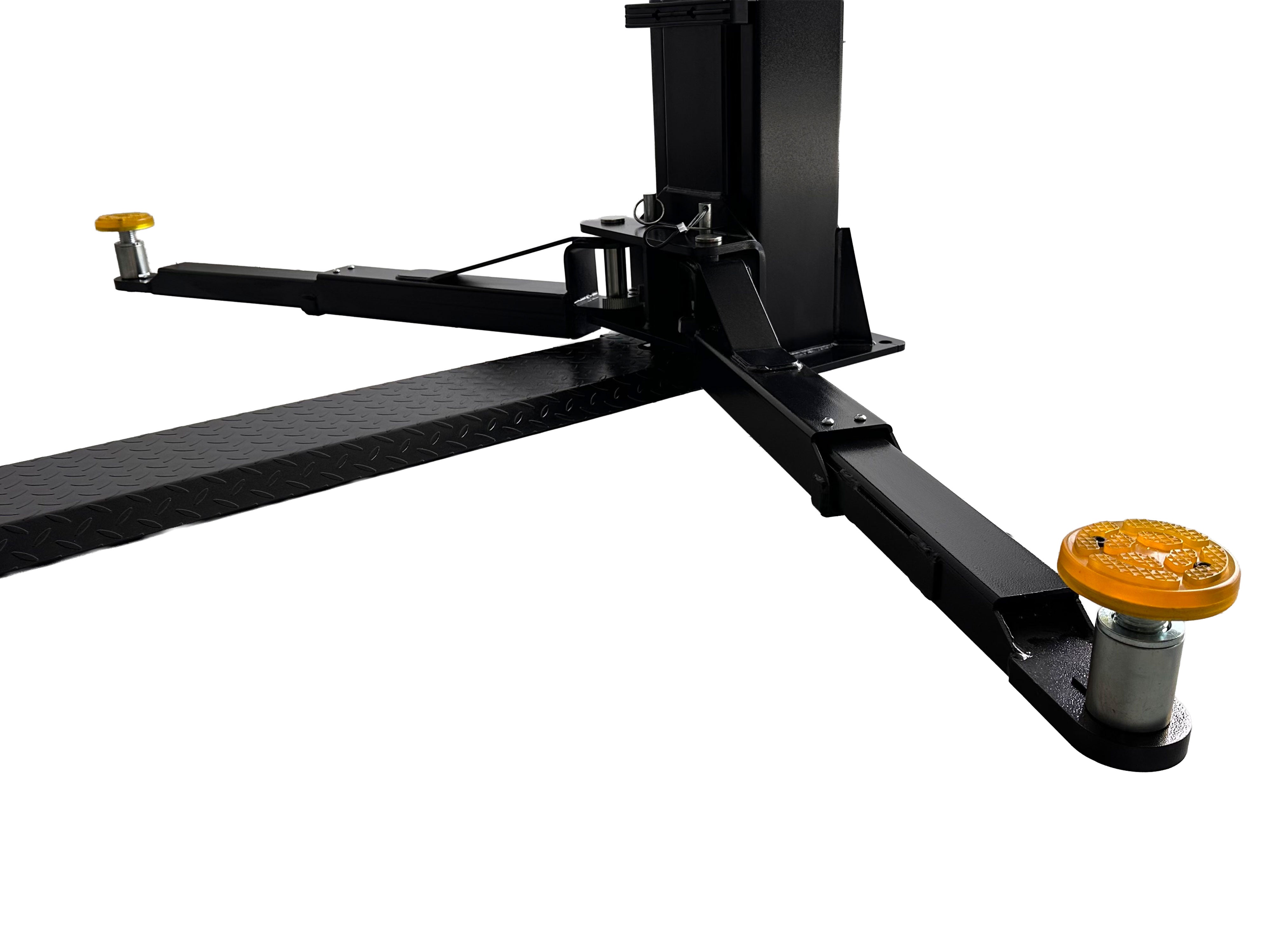 KÉTOSZLOPOS - CSÁPOS EMELŐ 4T KÉZI ELEKTROHIDRAULIKUS NYITÁSSAL 230V + INGYENES OLAJ