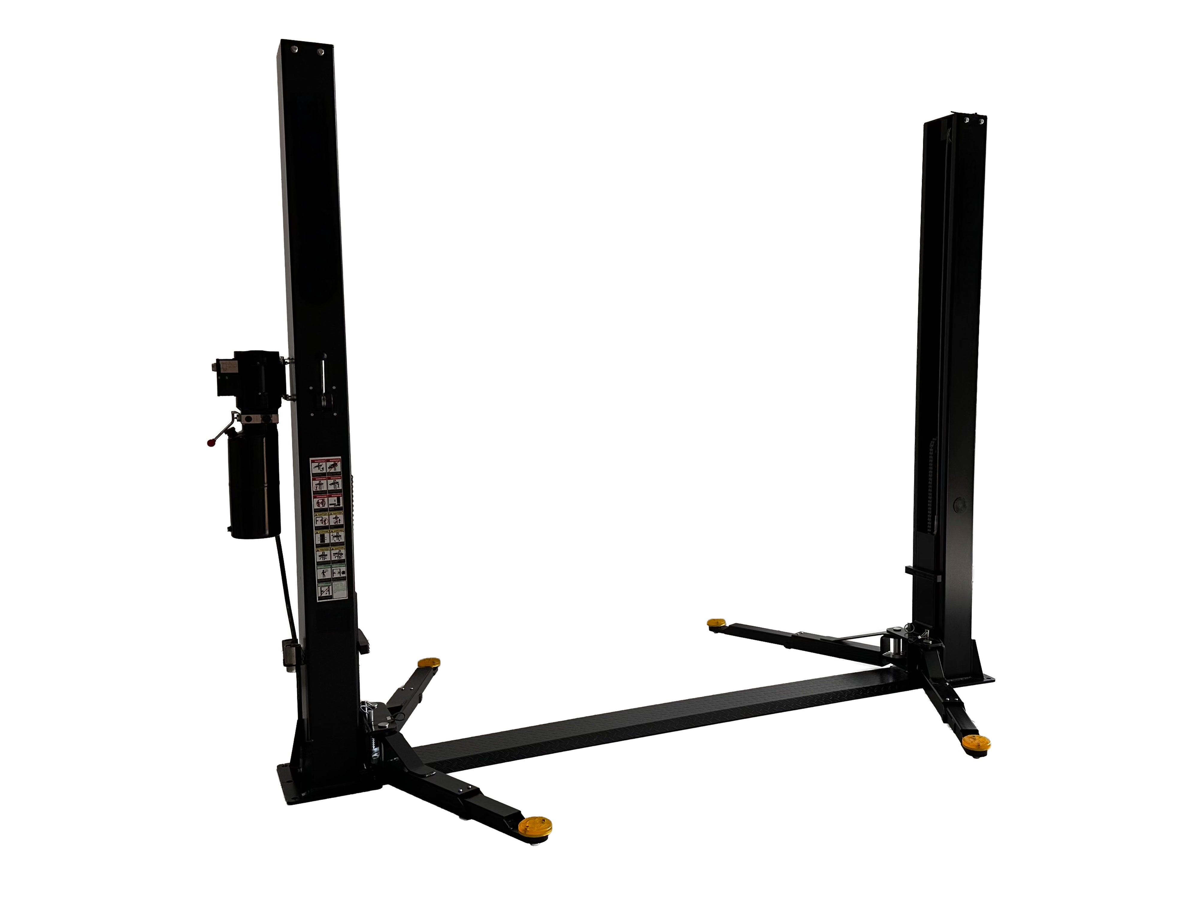 KÉTOSZLOPOS - CSÁPOS EMELŐ 4T KÉZI ELEKTROHIDRAULIKUS NYITÁSSAL 230V + INGYENES OLAJ