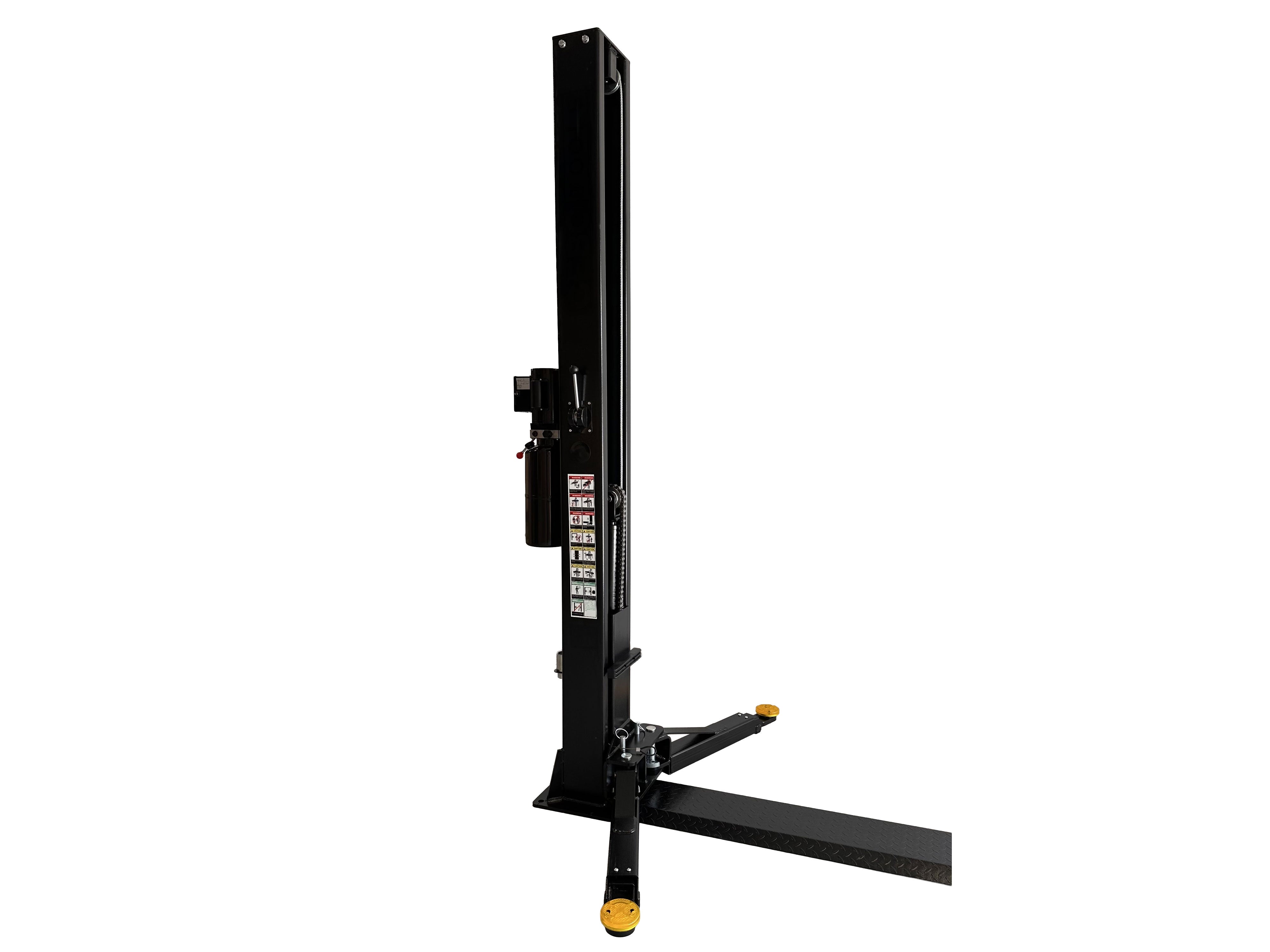 KÉTOSZLOPOS - CSÁPOS EMELŐ 4T KÉZI ELEKTROHIDRAULIKUS NYITÁSSAL 230V + INGYENES OLAJ