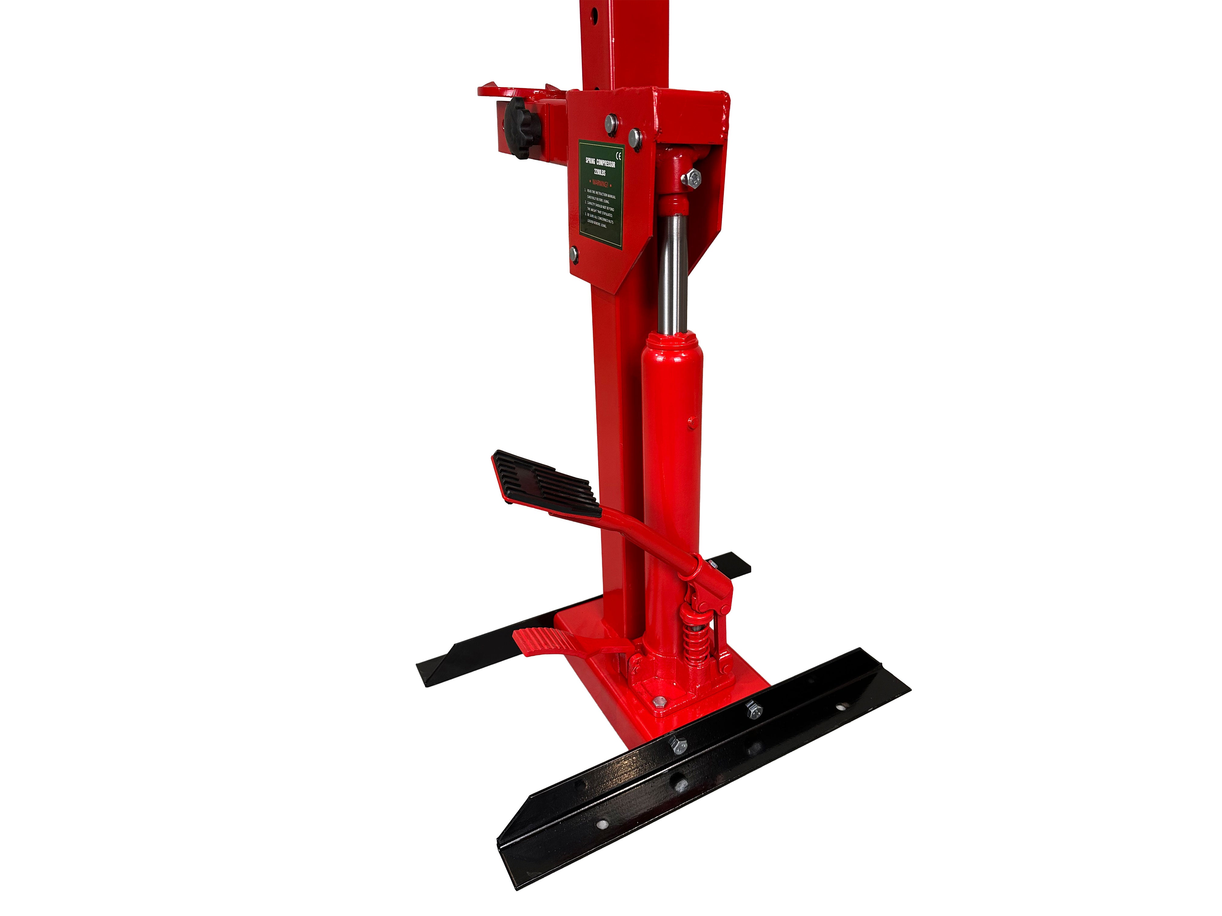 HIDRAULIKUS RUGÓS PRÉS ÁLLVÁNY 1T RUGÓK, LENGÉSCSILLAPÍTÓK, TELESZKÓP PEREMEK ÖSSZESZERELÉSÉHEZ ÉS SZÉTSZERELÉSÉHEZ GEBO TOOLS