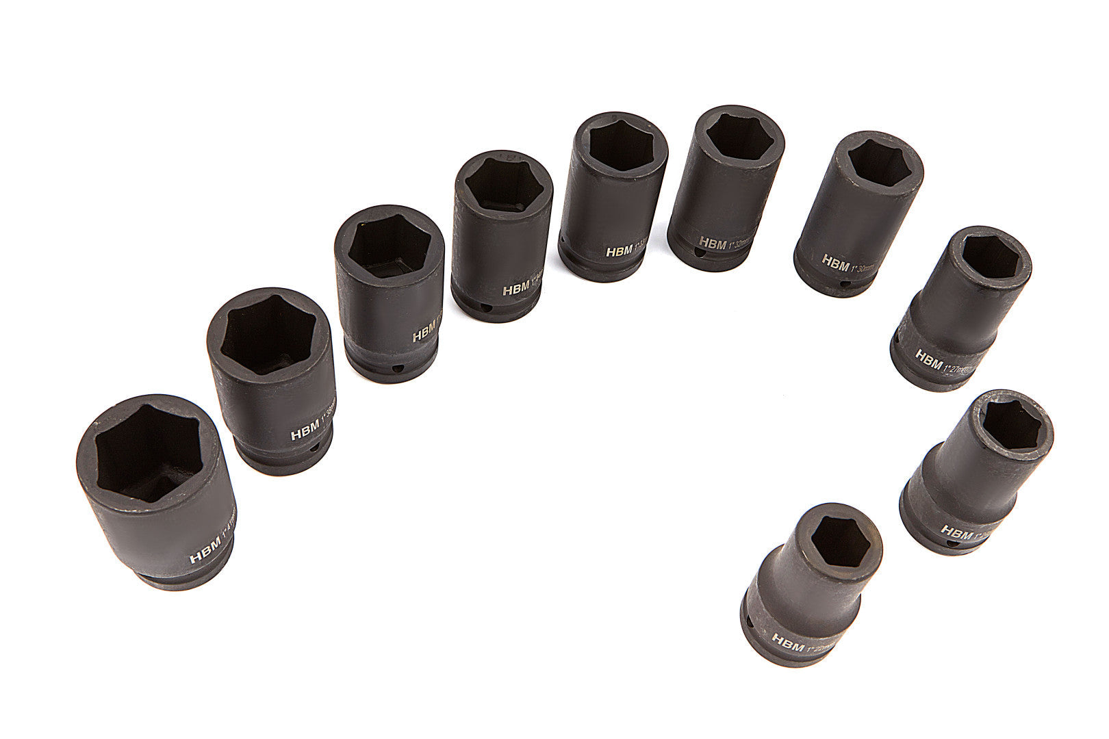 GÉPI DUGÓKULCS KÉSZLET 1" 22 - 41 MM 10 DB