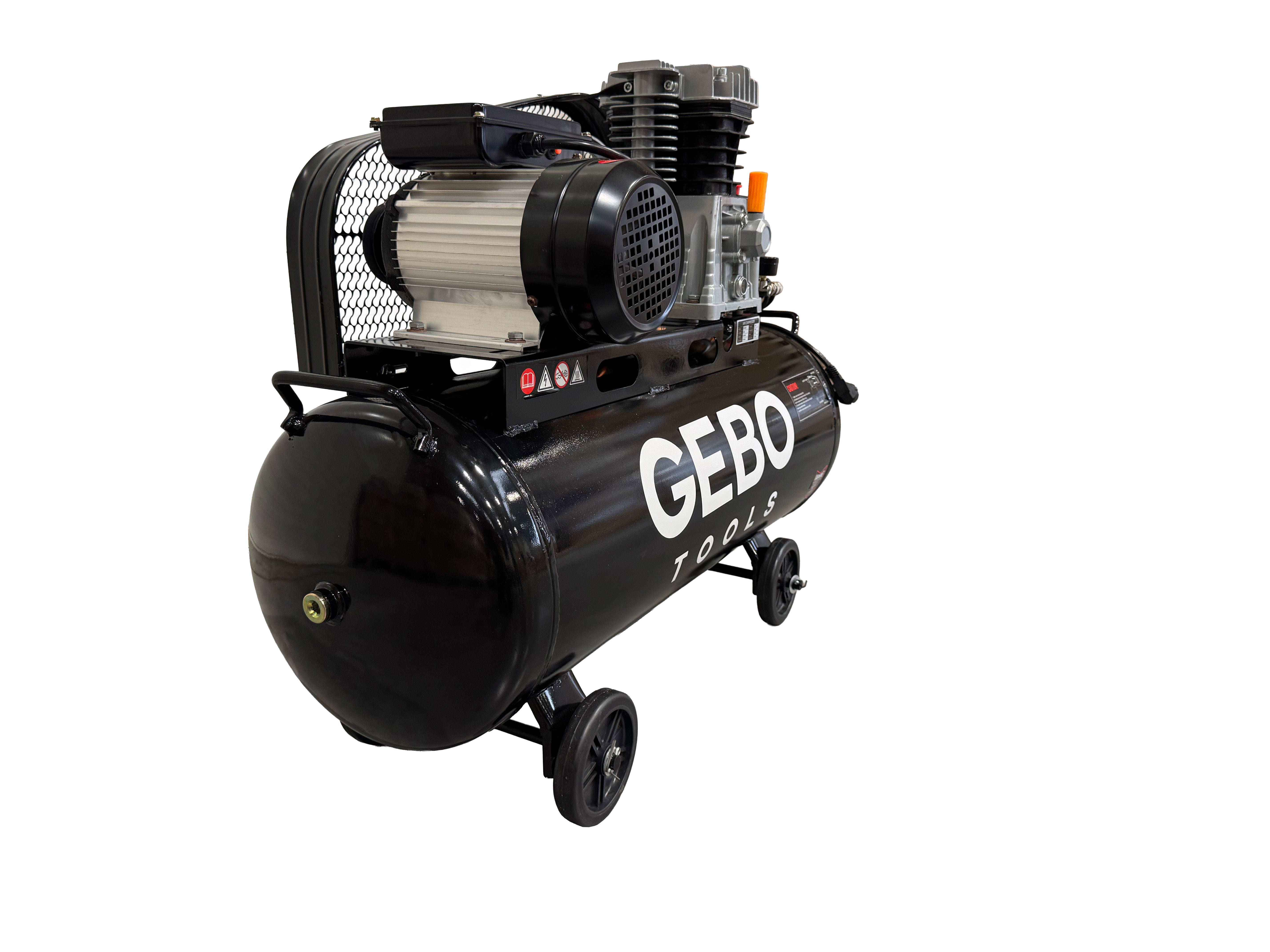 LÉGKOMPRESSZOR 100L 3 LE 220 V GEBO TOOLS