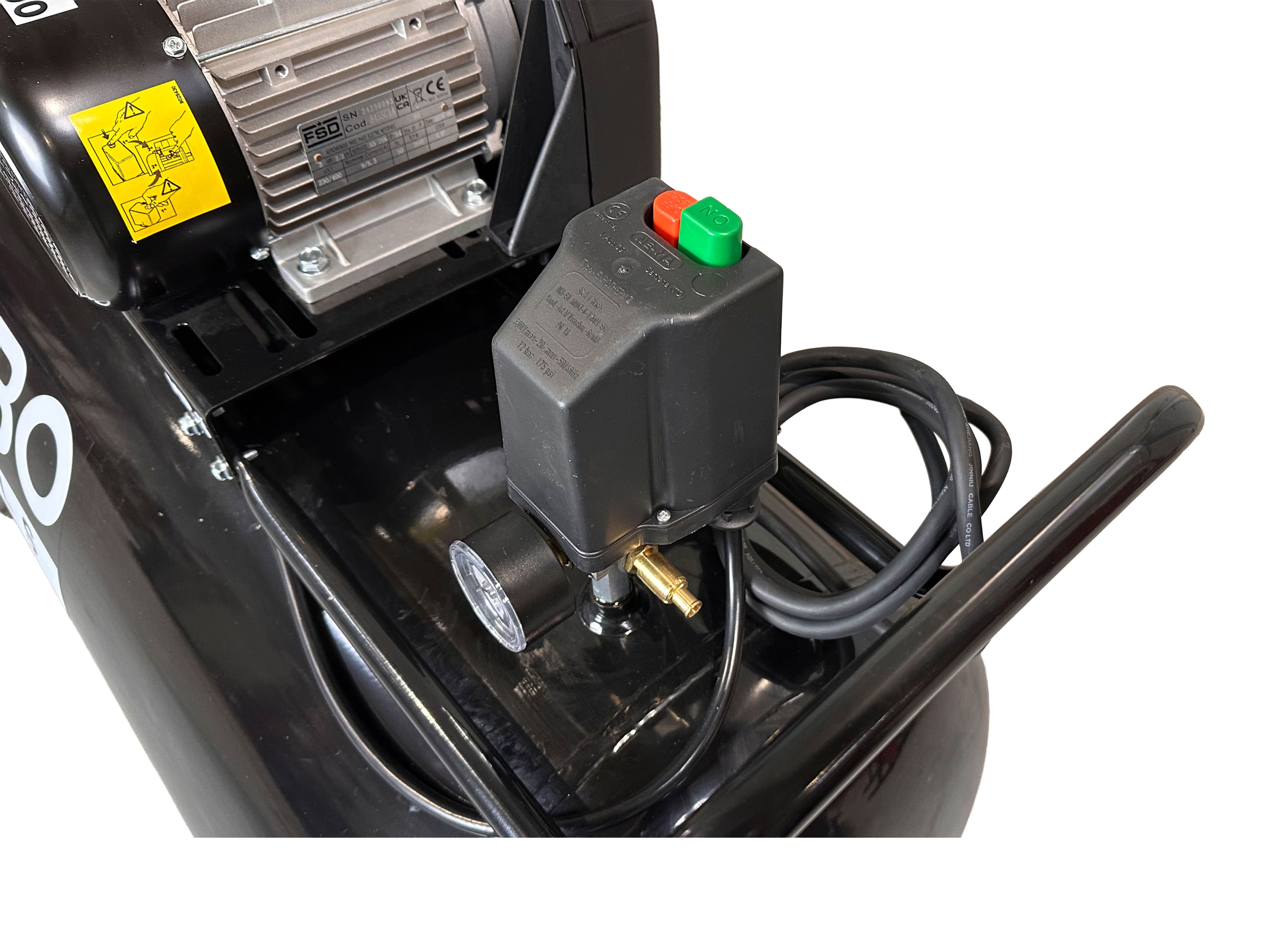 PROFESSZIONÁLIS LÉGKOMPRESSZOR 200L 3 LE 400 V GEBO TOOLS