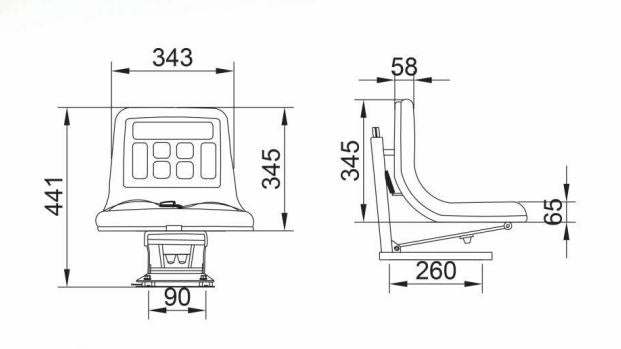 UNIVERZÁLIS VEZETŐÜLÉS ÖVVEL IPARI, TARGONCA- ÉS MEZŐGAZDASÁGI FELHASZNÁLÁSRA