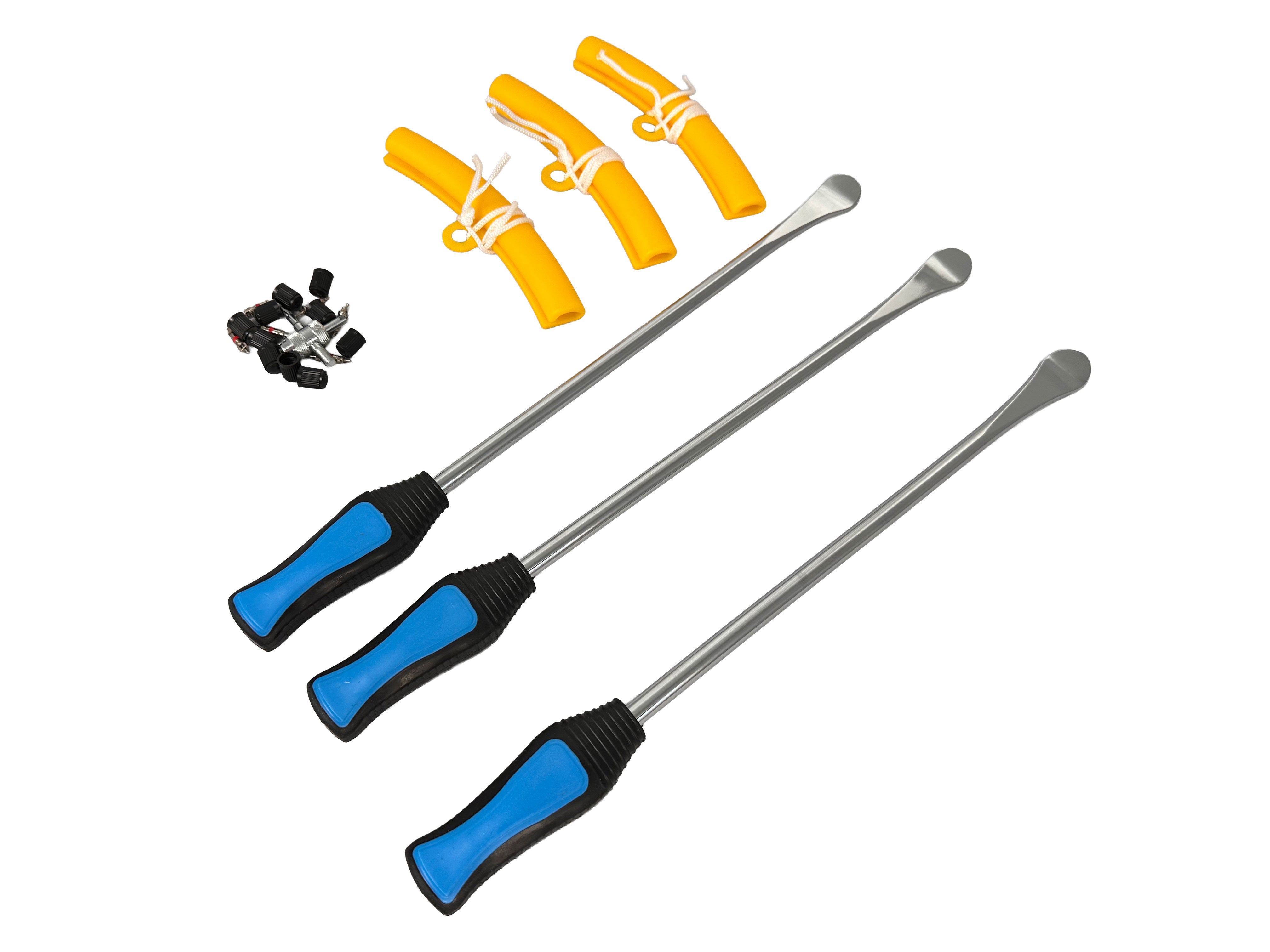 FESZÍTŐVAS FOGANTYÚVAL GUMIABRONCSHOZ FELNI VÉDELEMMEL 13 DB GEBO TOOLS