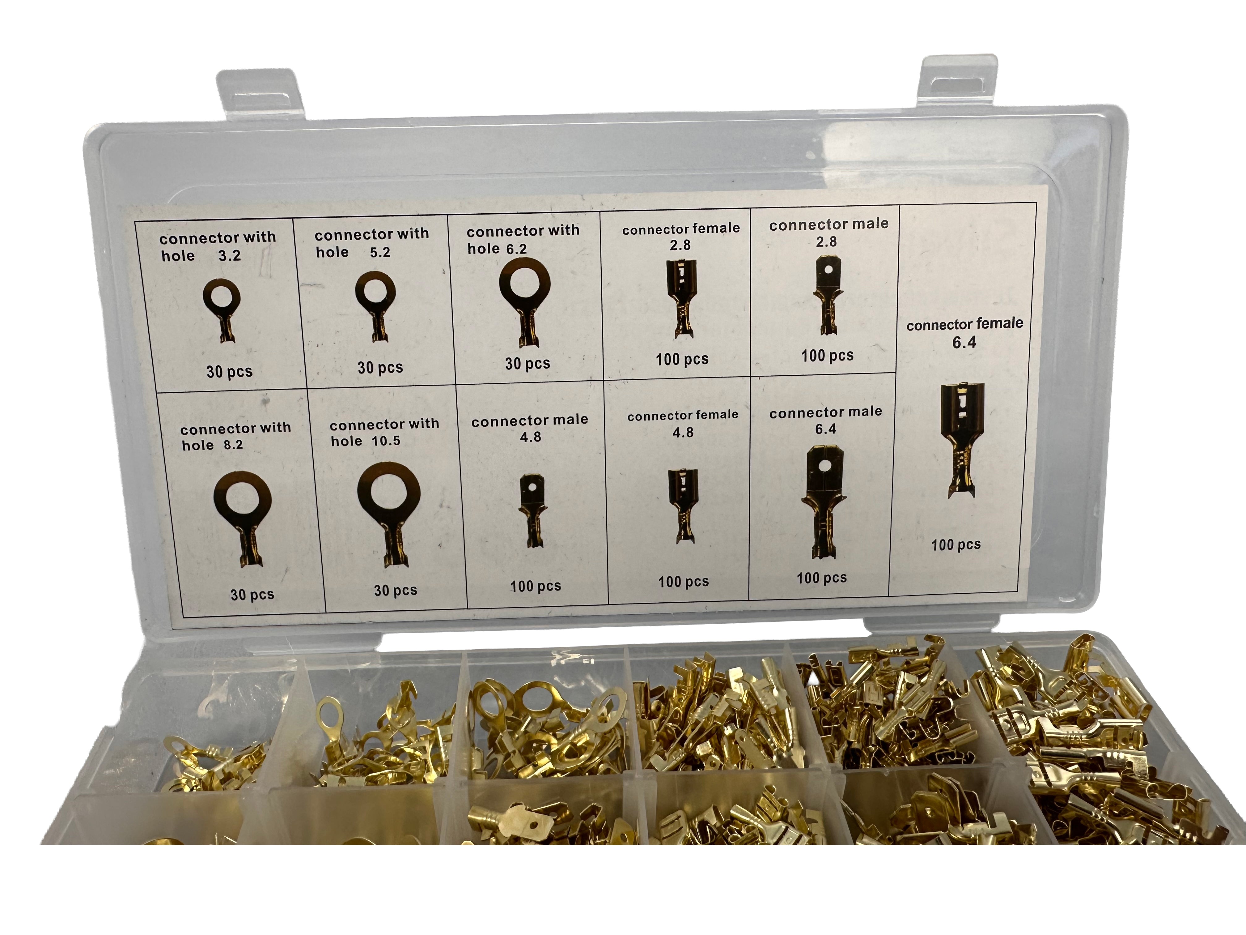 AUTÓKÁBEL CSATLAKOZÓ KÉSZLET 750 DB