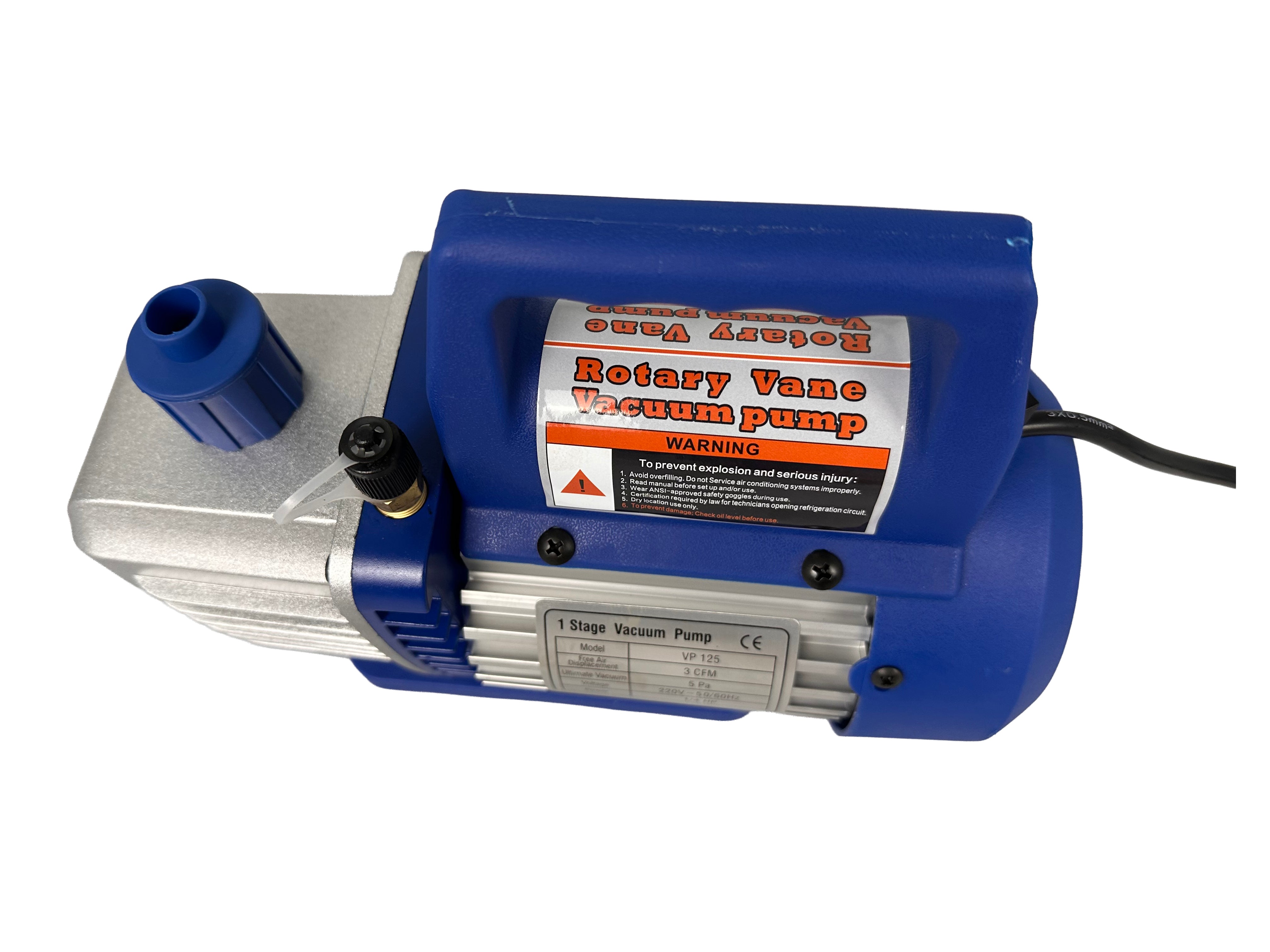 VÁKUUMSZIVATTYÚ PUMPA LÉGKONDICIONÁLÓHOZ DUPLA NYOMÁSMÉRŐVEL 70L/MIN