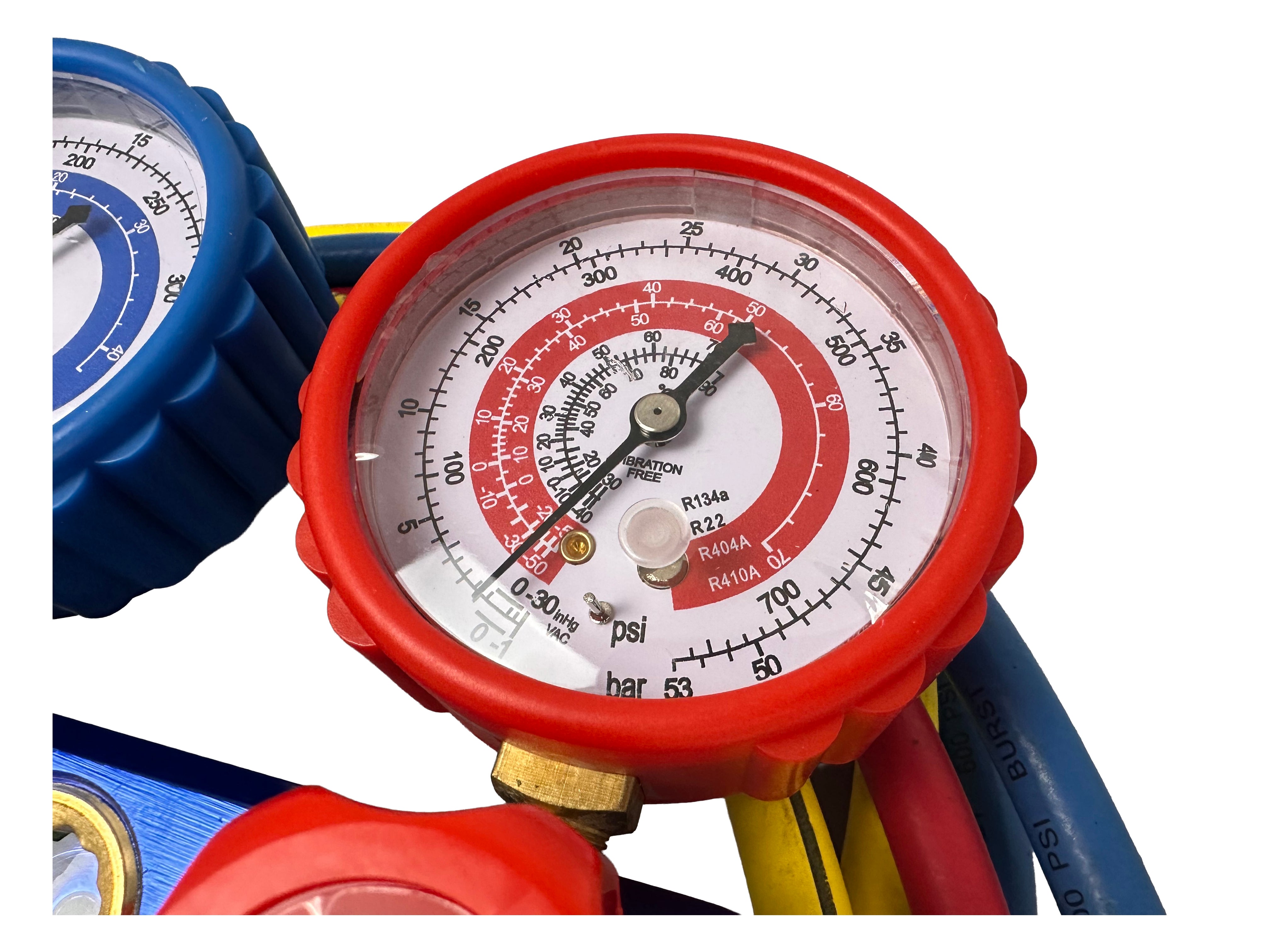 VÁKUUMSZIVATTYÚ PUMPA LÉGKONDICIONÁLÓHOZ DUPLA NYOMÁSMÉRŐVEL 70L/MIN