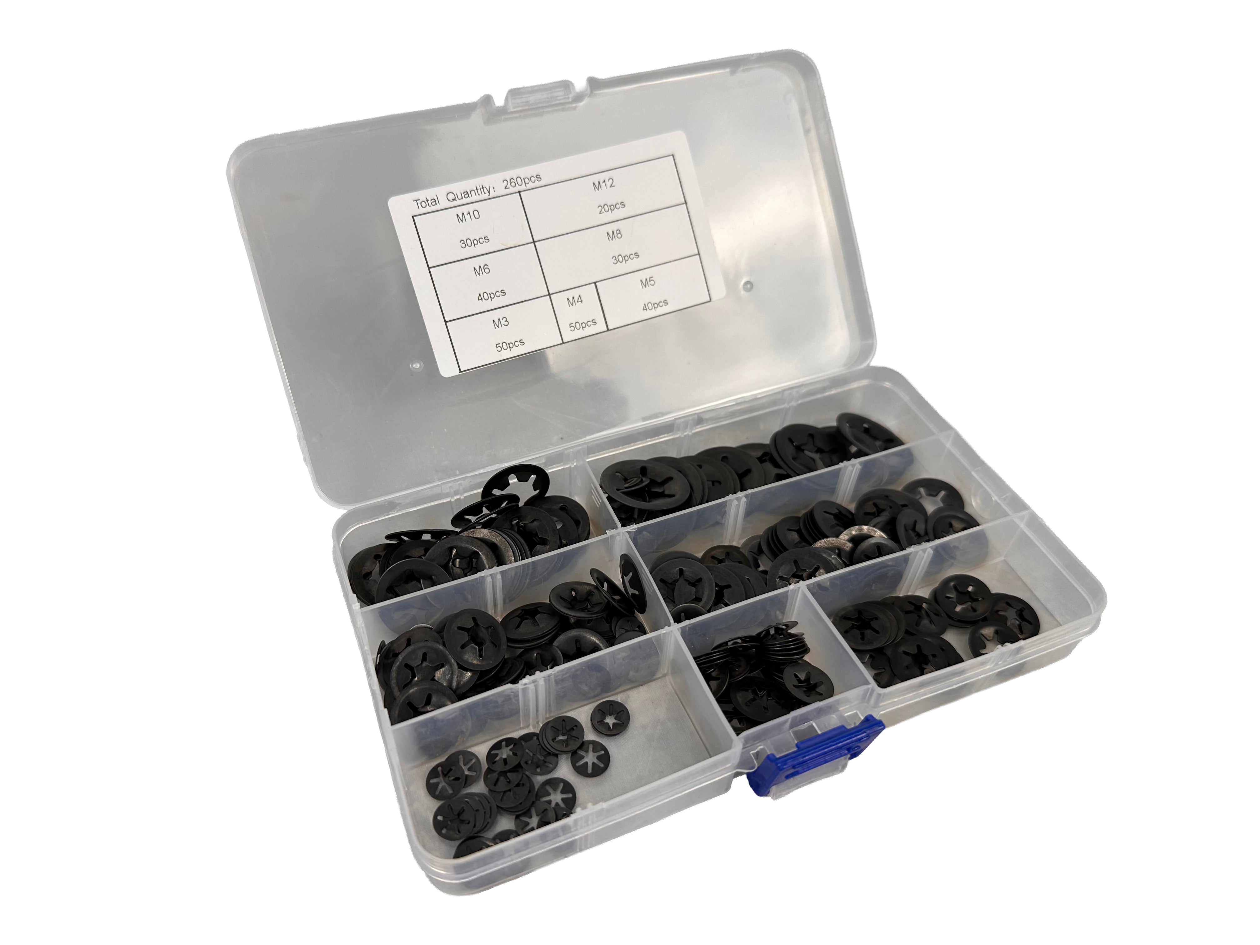 RÖGZÍTŐ ALÁTÉT KÉSZLET M3-M12 260 DB