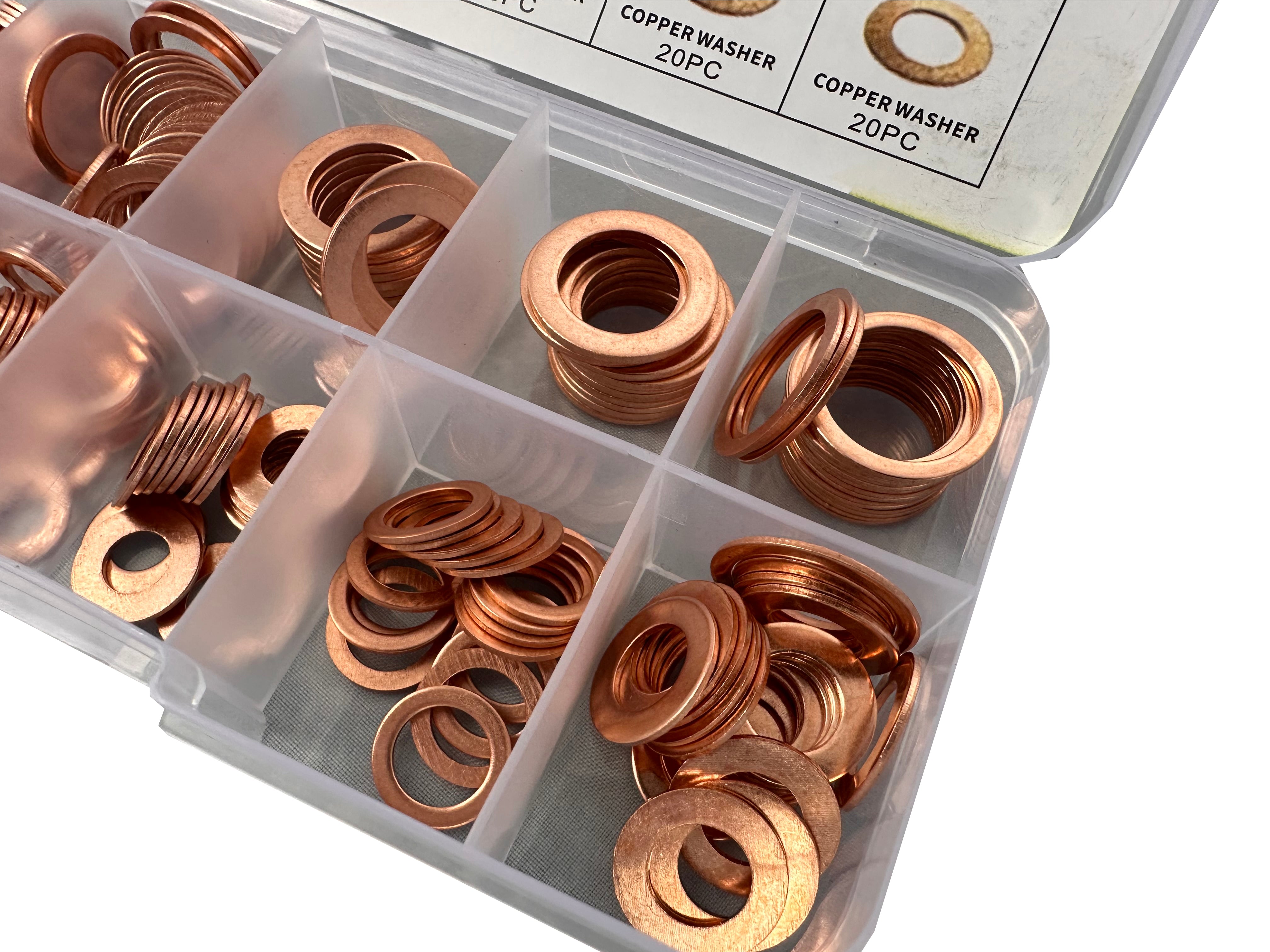 RÉZ ALÁTÉT KÉSZLET HBM 200 DARAB