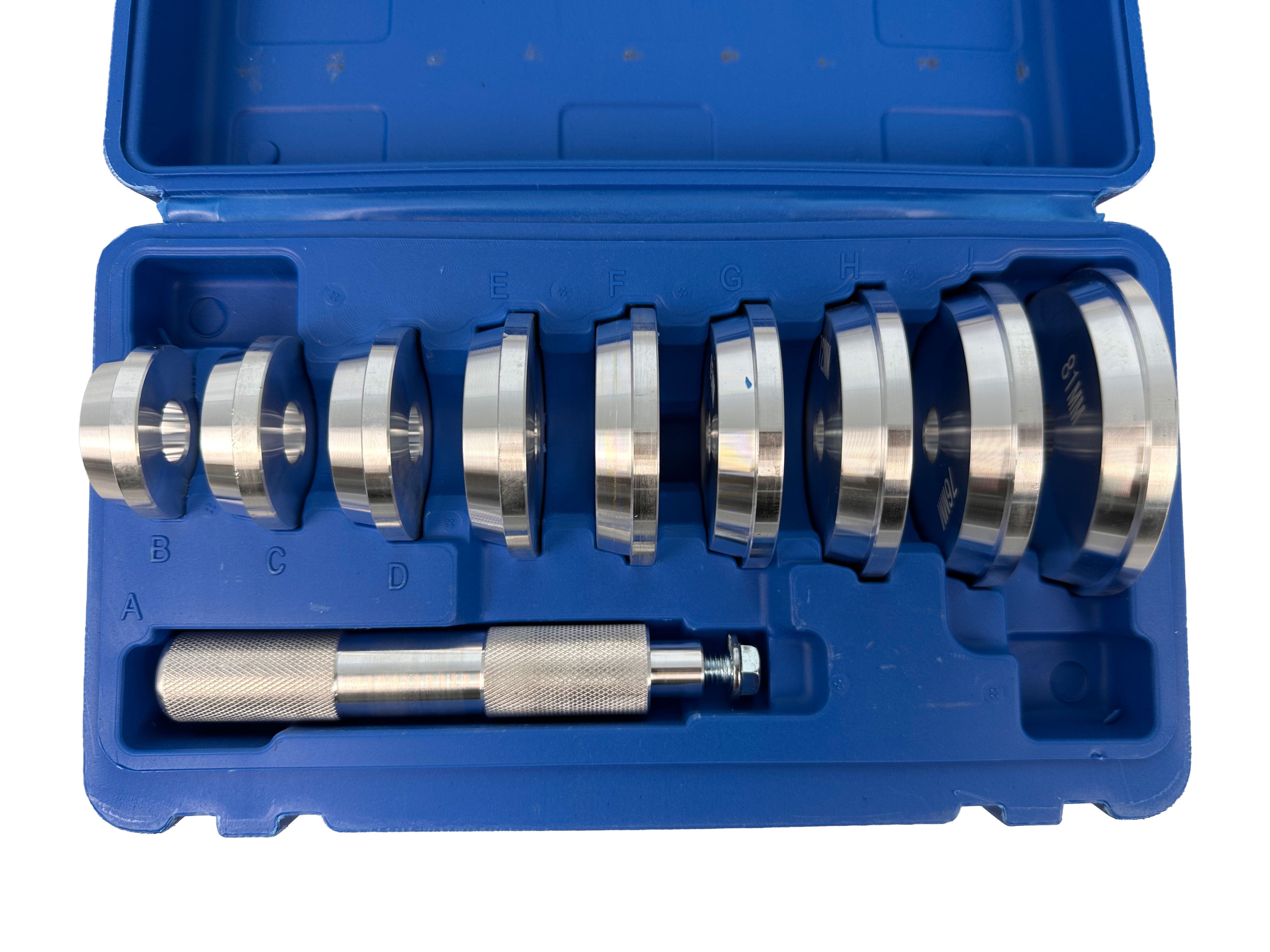 CSAPÁGY ÉS KERÉKAGY PRÉS KÉSZLET 40-81 MM GEBO TOOLS