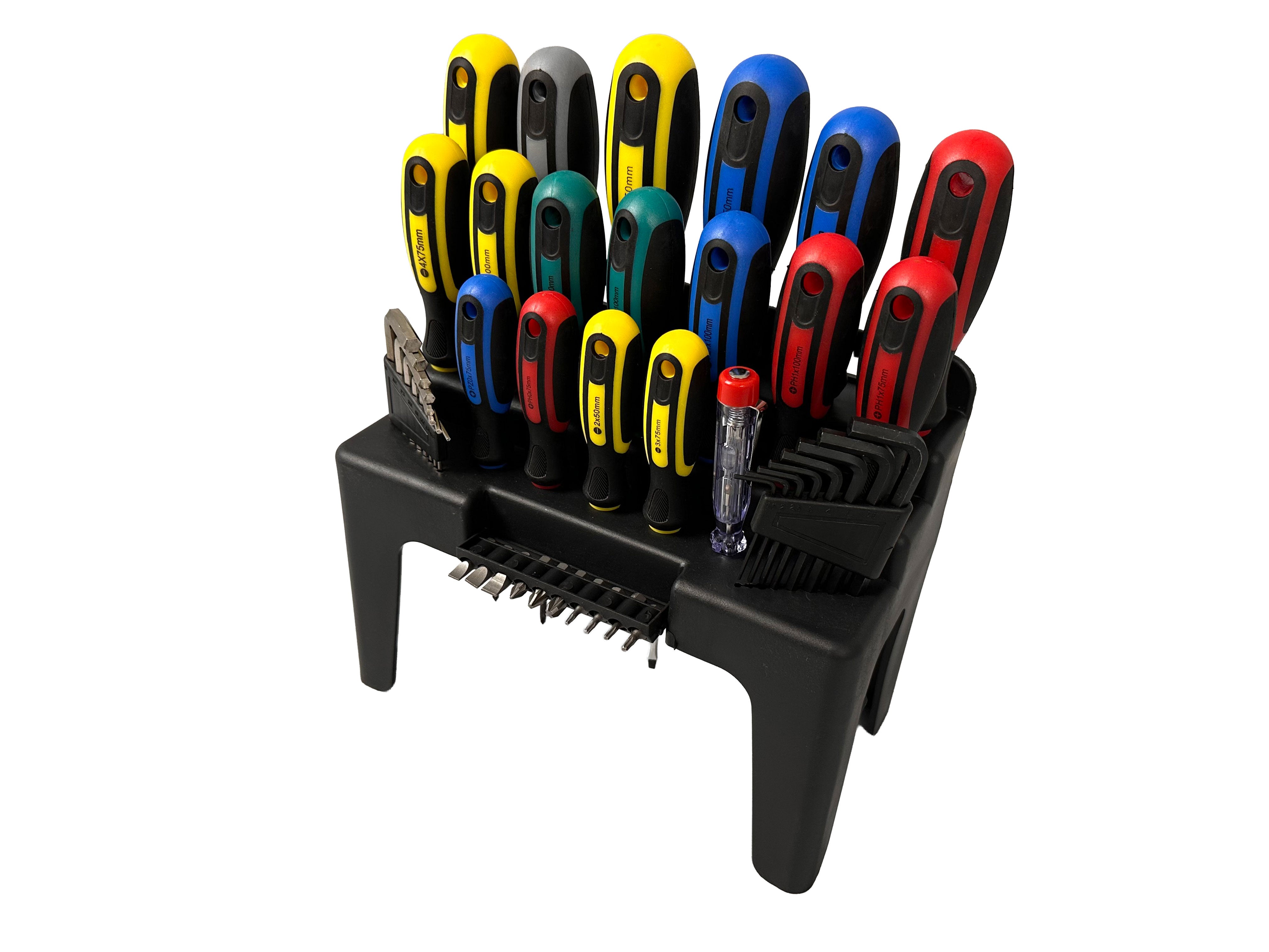 CSAVARHÚZÓ KÉSZLET TORX IMBUS CSILLAG 44 DB GEBO TOOLS