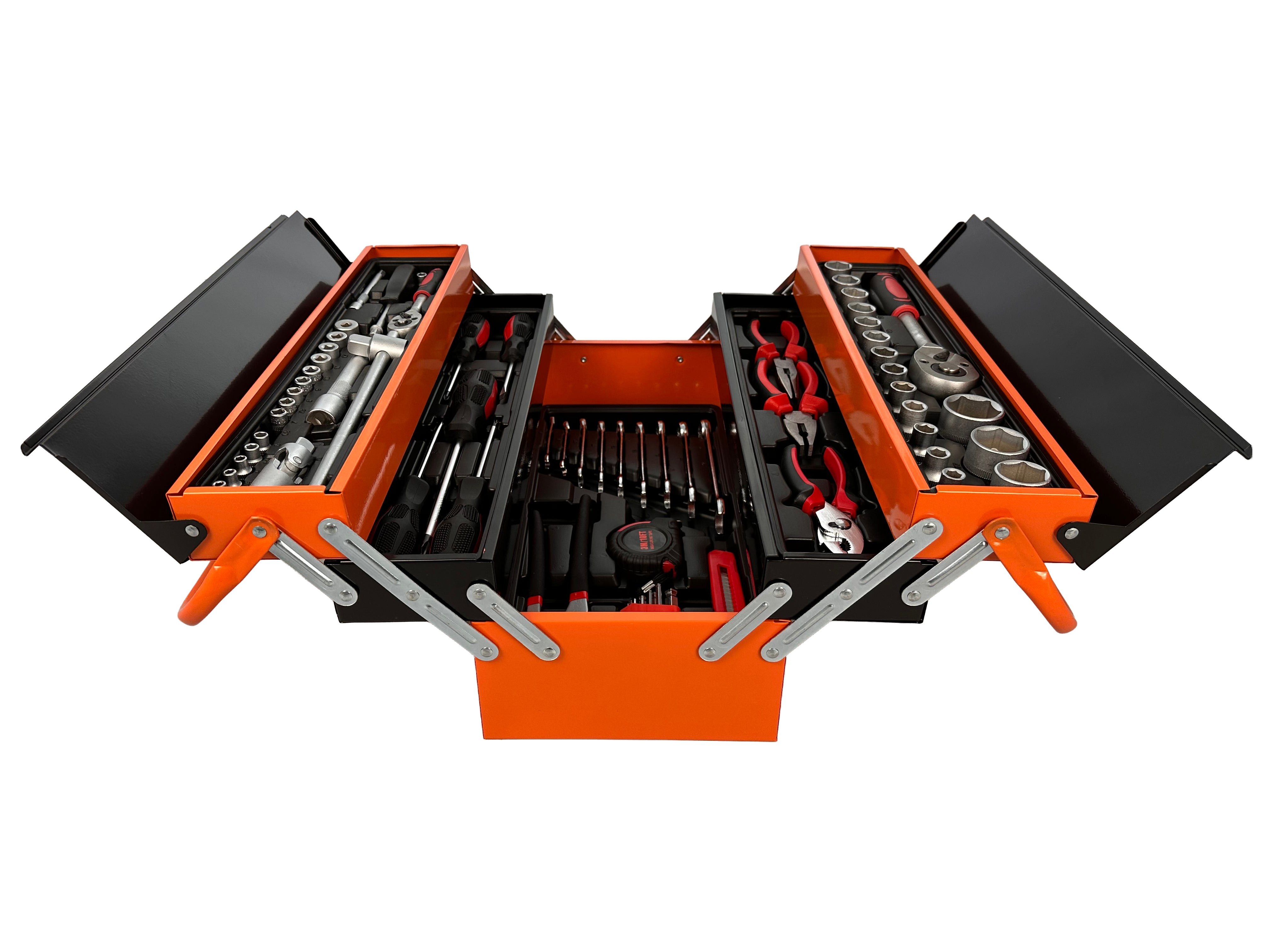 FÉM FELSZERELT SZERSZÁMOS LÁDA 85 DB GEBO TOOLS