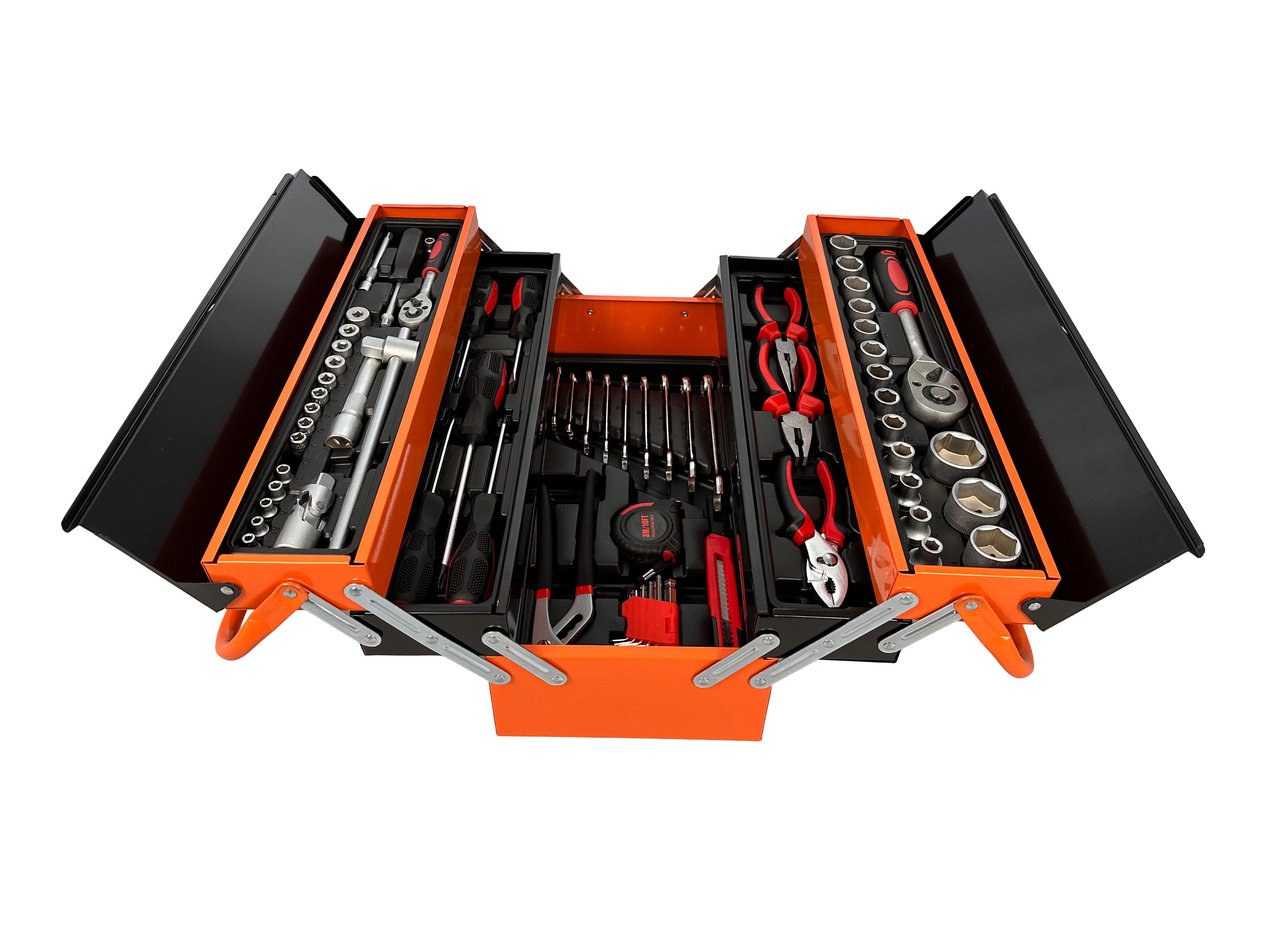 FÉM FELSZERELT SZERSZÁMOS LÁDA 85 DB GEBO TOOLS