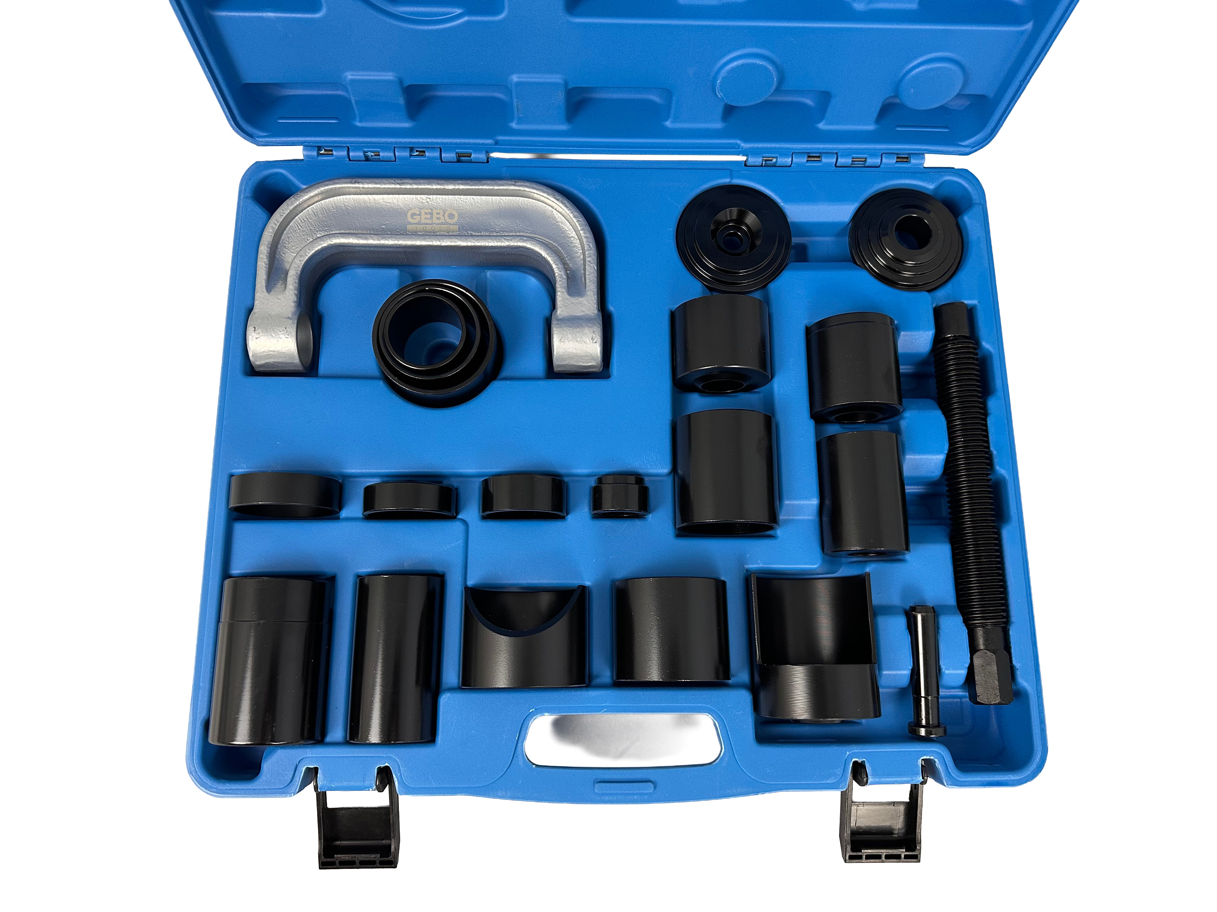 TRAPÉZCSUKLÓ ÉS SZILENT SZERELŐ KÉSZLET 21 DB GEBO TOOLS