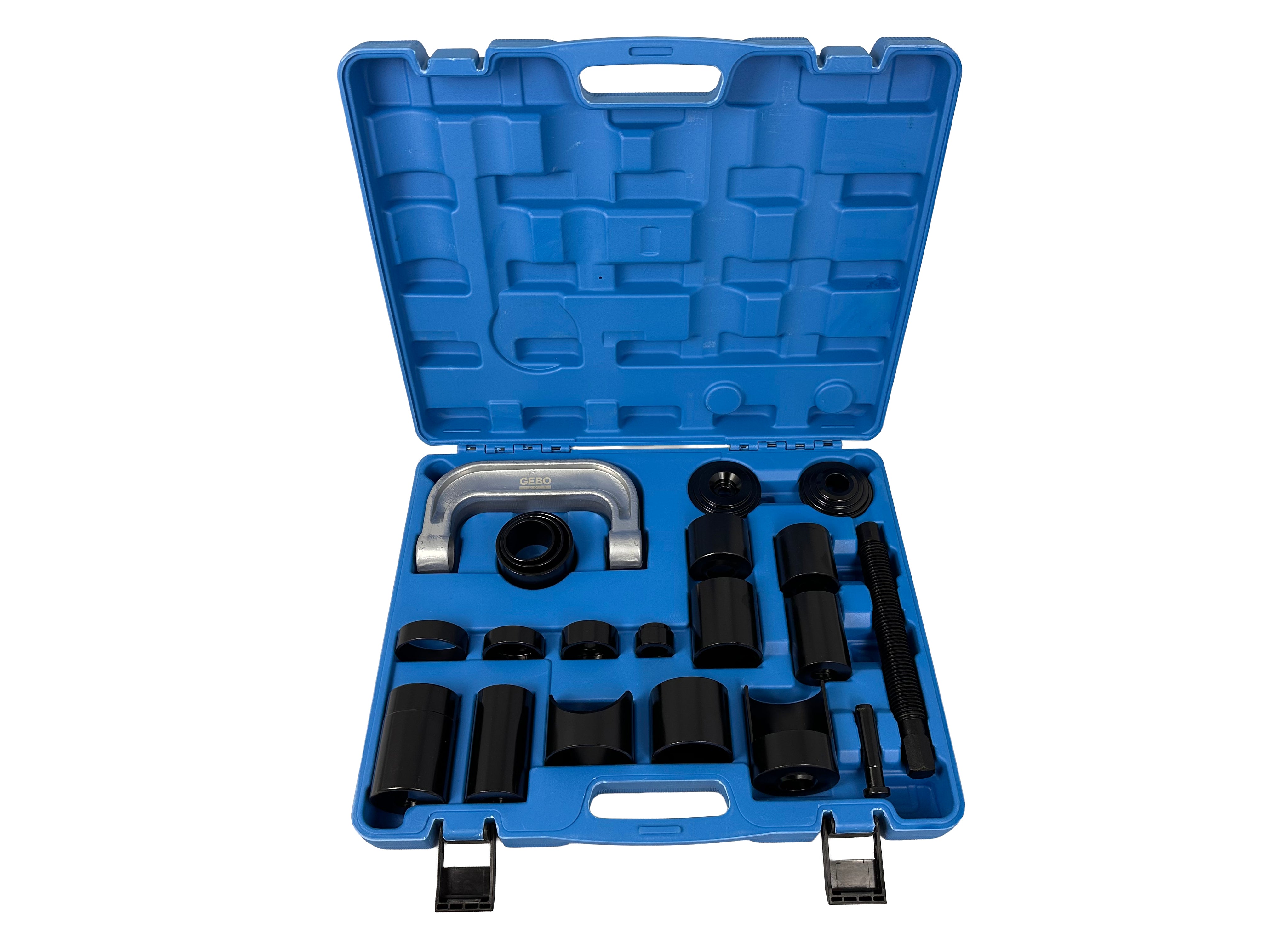 TRAPÉZCSUKLÓ ÉS SZILENT SZERELŐ KÉSZLET 21 DB GEBO TOOLS