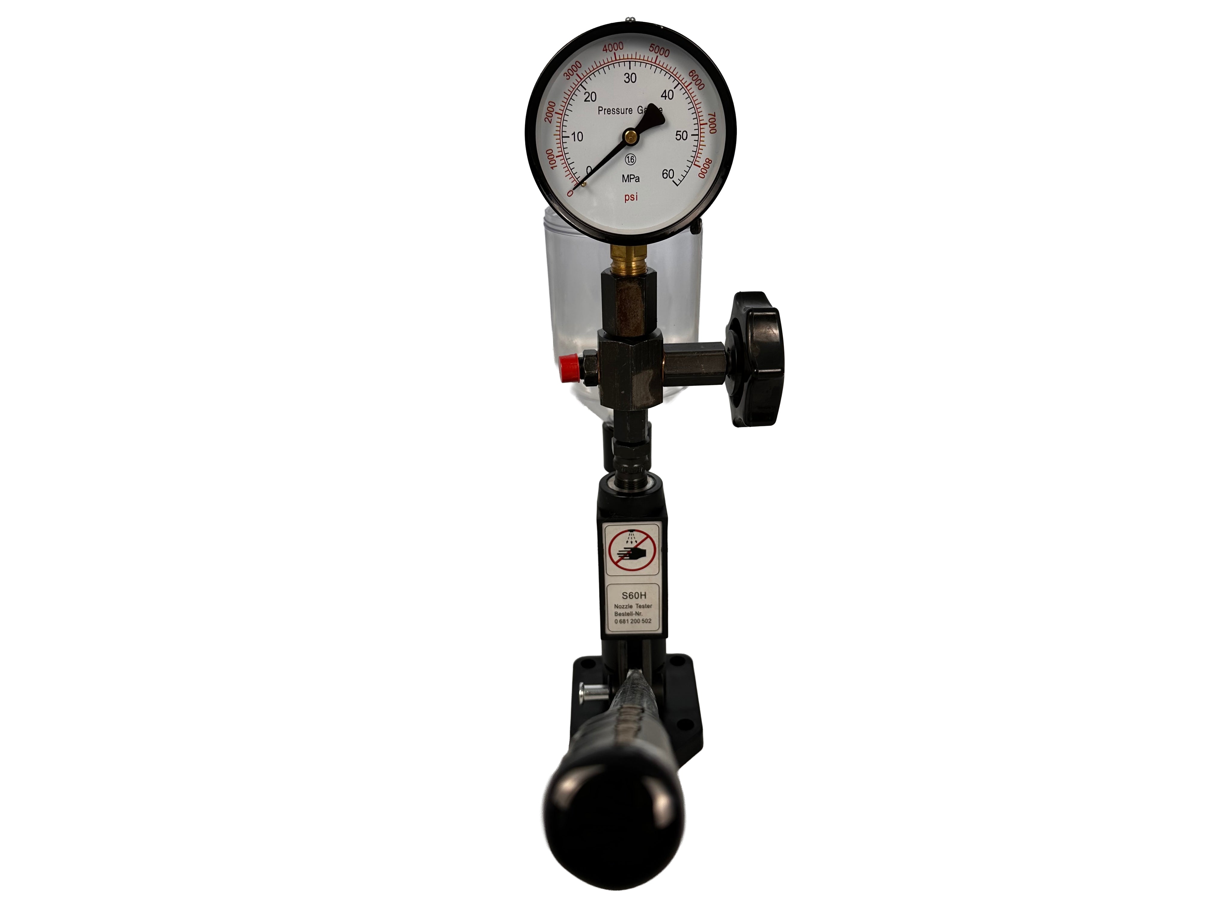 PORLASZTÓ BEÁLLÍTÓ ÉS TESZTELŐ KÉZI PUMPA 600 BAR GEBO TOOLS