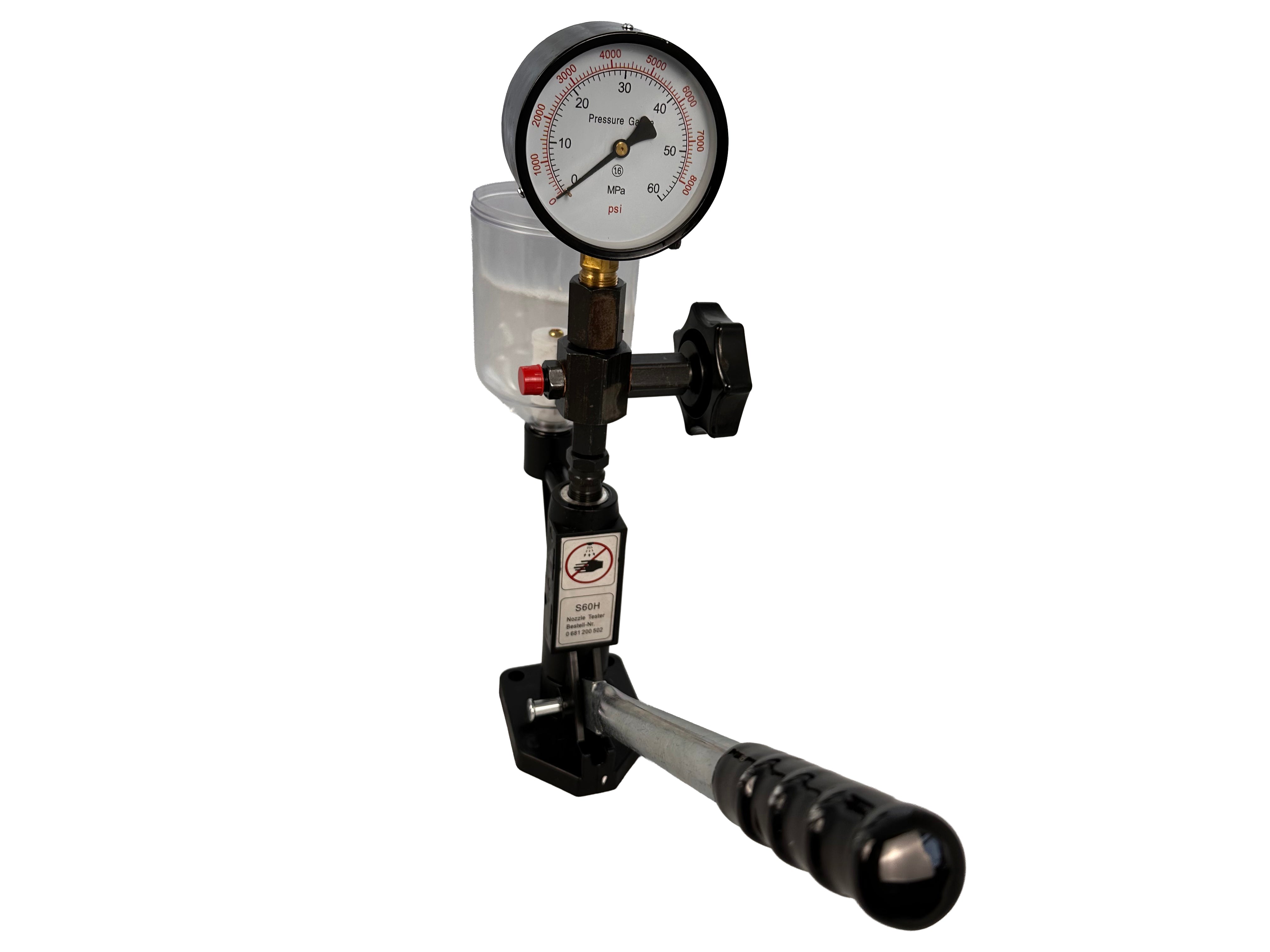 PORLASZTÓ BEÁLLÍTÓ ÉS TESZTELŐ KÉZI PUMPA 600 BAR GEBO TOOLS