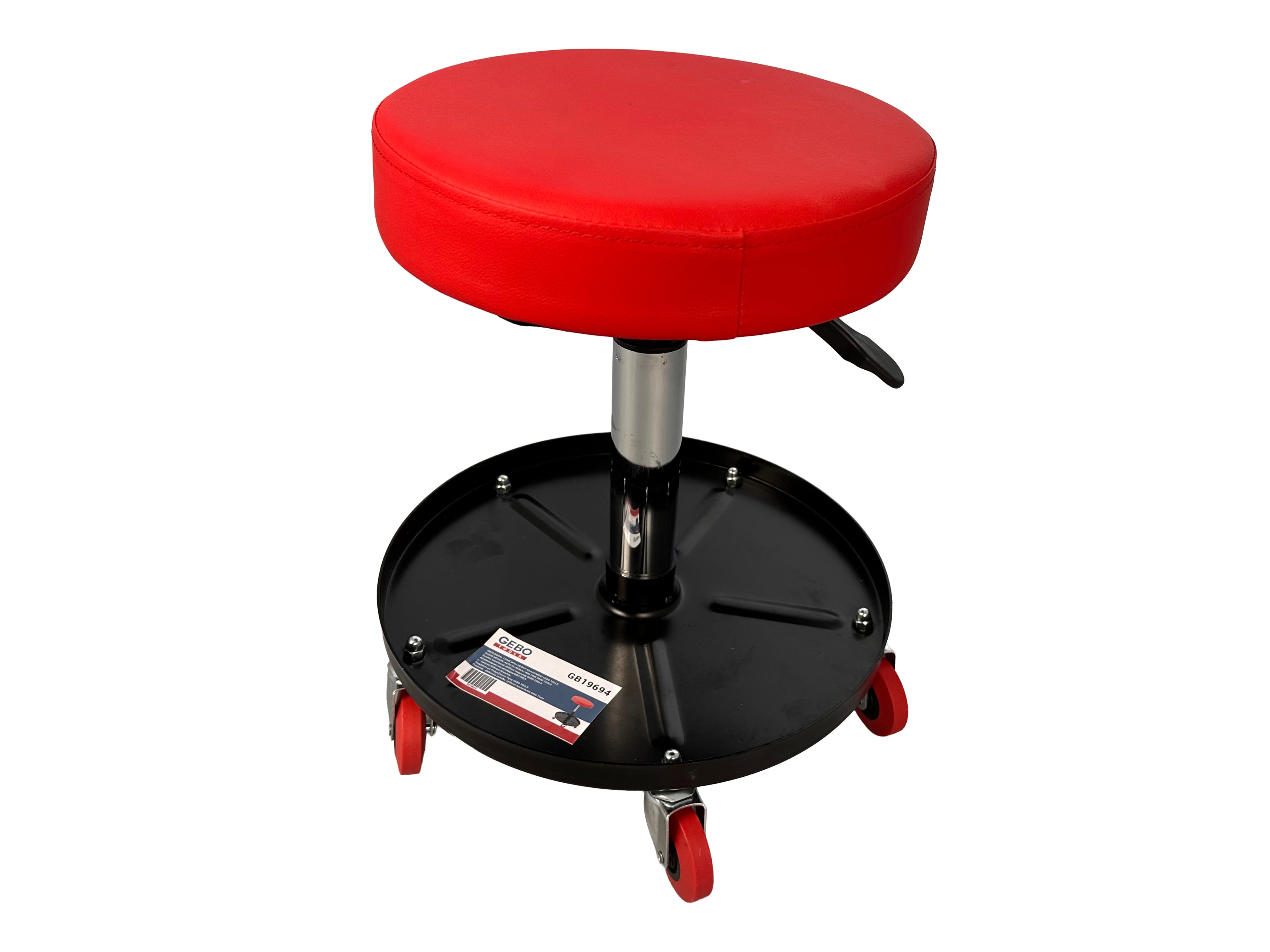 GURULÓS SZERELŐ SZÉK ÁLLÍTHATÓ MAGASSÁGGAL GEBO TOOLS