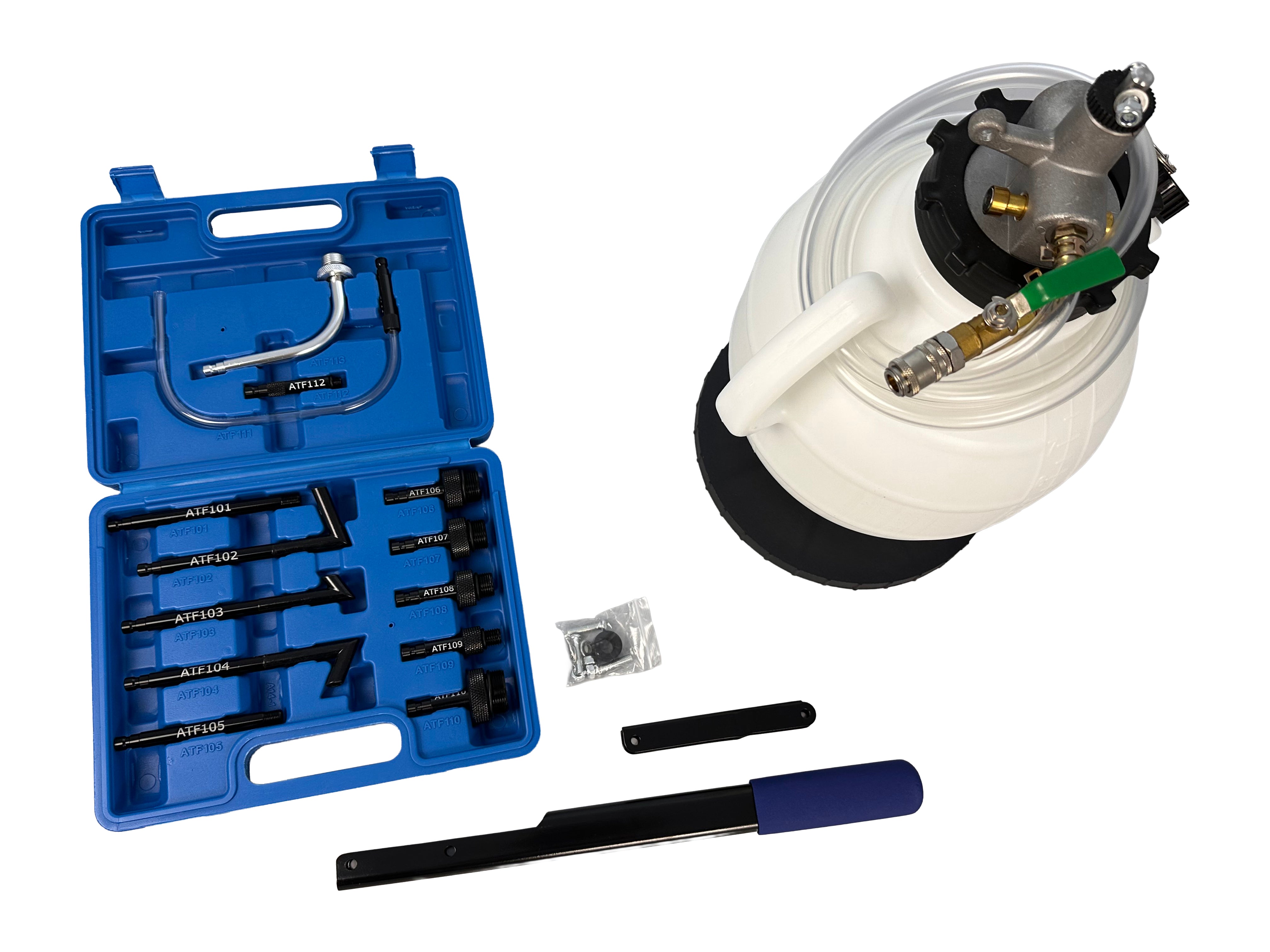 KÉZI OLAJÁTÖMLESZTŐ PUMPA KÉSZLET SEBESSÉGVÁLTÓHOZ 20 DB GEBO TOOLS