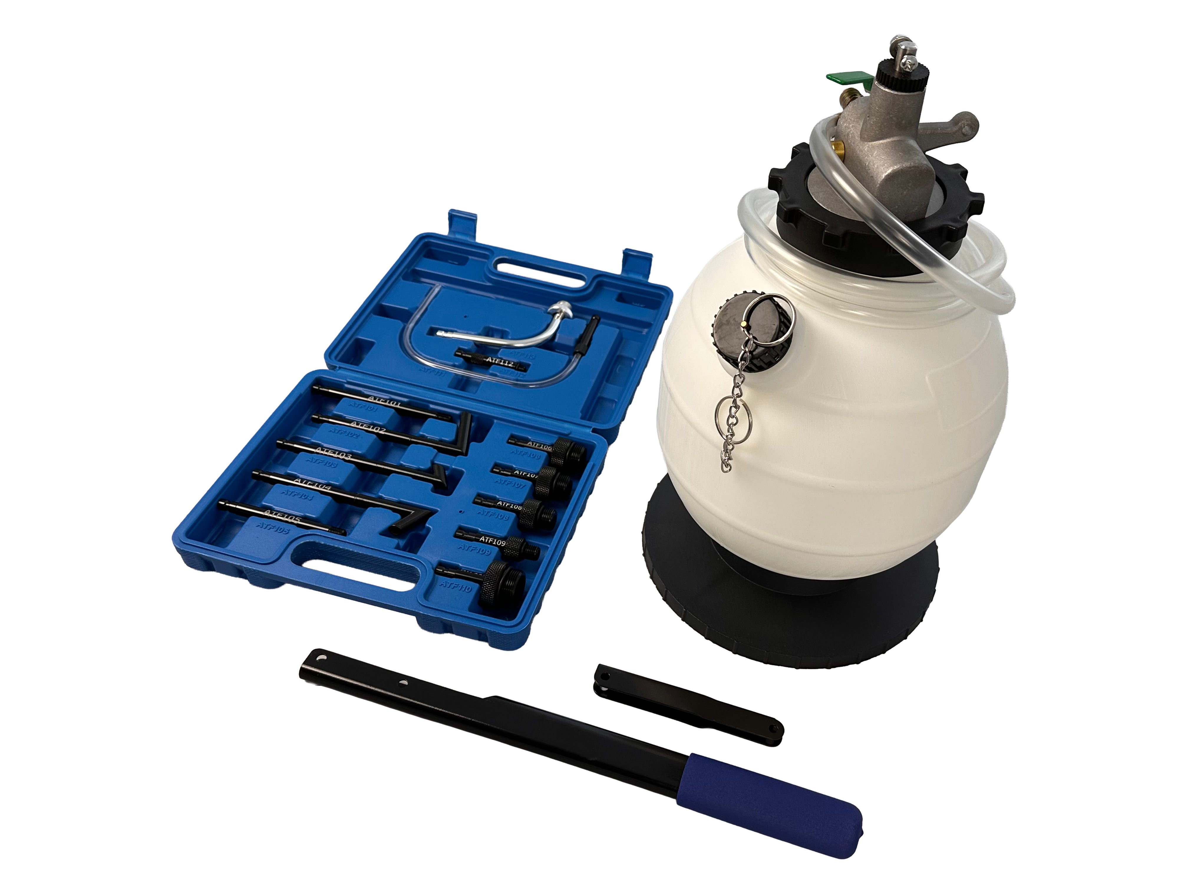 KÉZI OLAJÁTÖMLESZTŐ PUMPA KÉSZLET SEBESSÉGVÁLTÓHOZ 20 DB GEBO TOOLS