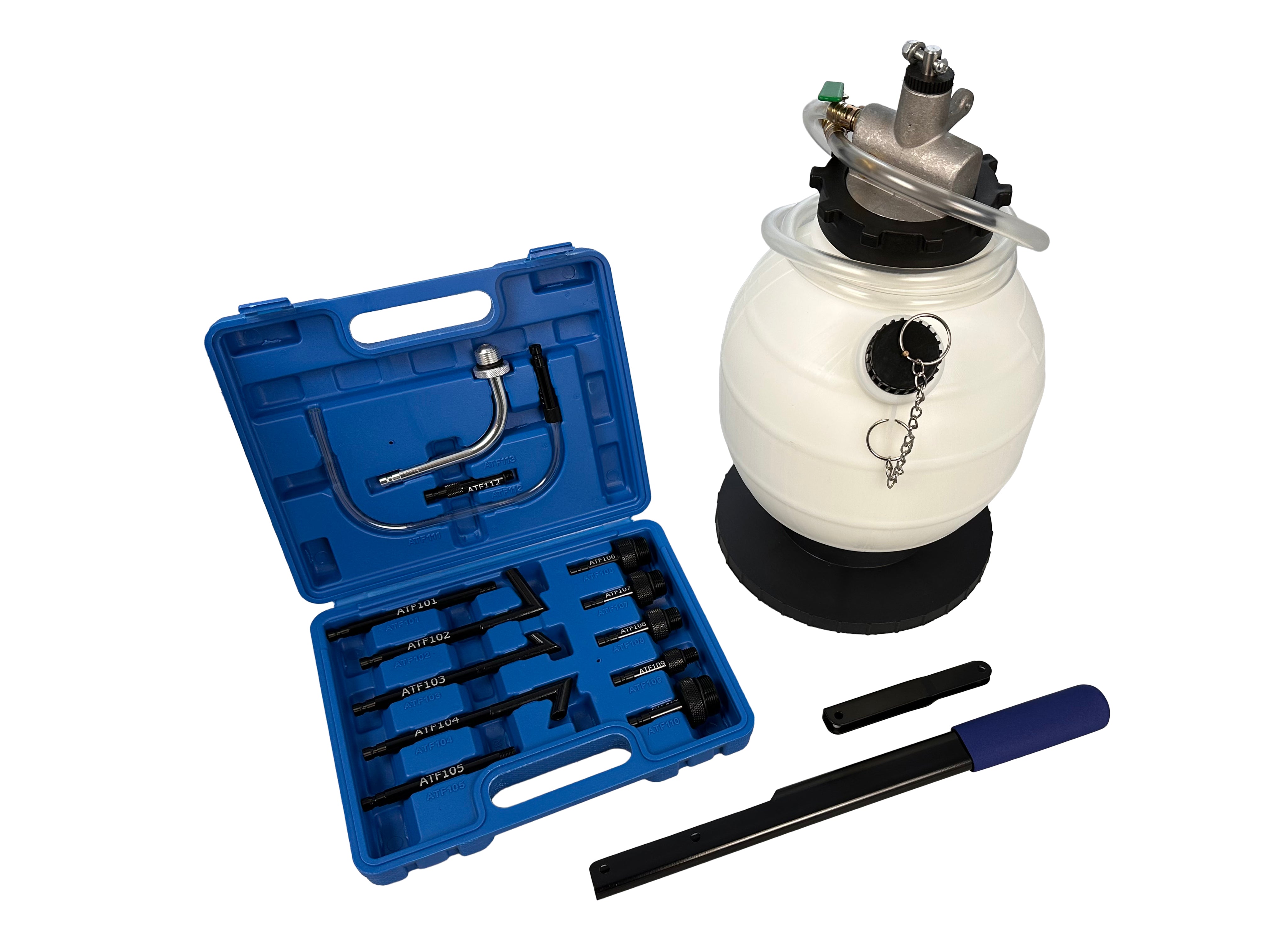 KÉZI OLAJÁTÖMLESZTŐ PUMPA KÉSZLET SEBESSÉGVÁLTÓHOZ 20 DB GEBO TOOLS