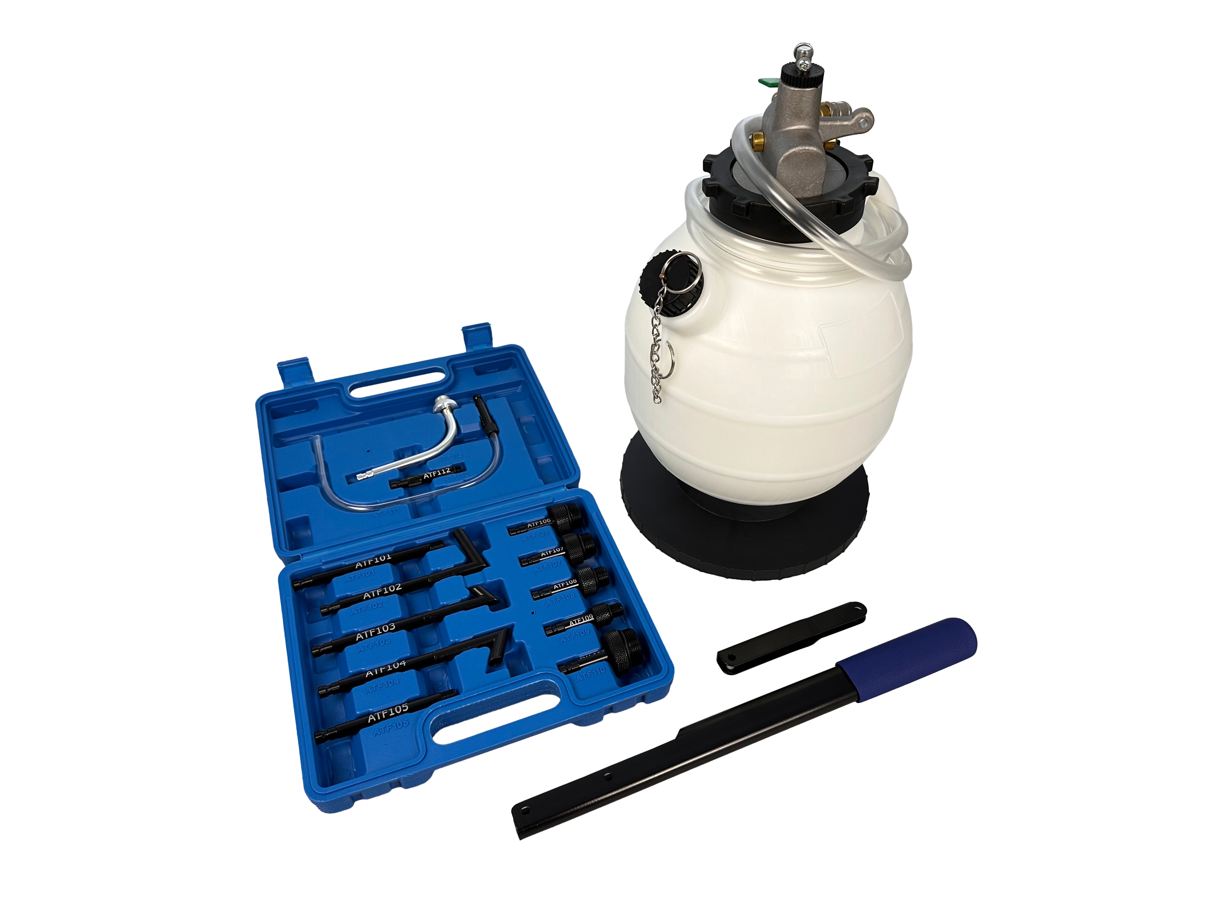 KÉZI OLAJÁTÖMLESZTŐ PUMPA KÉSZLET SEBESSÉGVÁLTÓHOZ 20 DB GEBO TOOLS