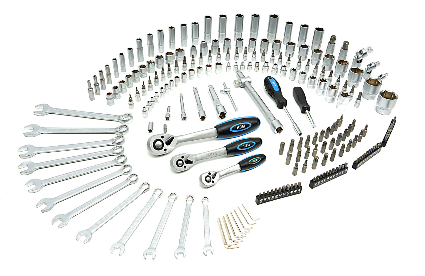 SZERSZÁM KÉSZLET 216 DB HBM