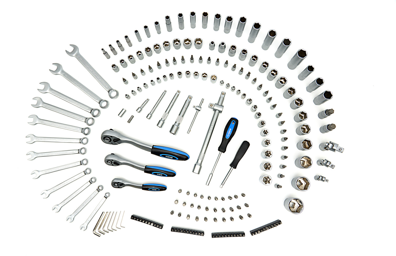 SZERSZÁM KÉSZLET 216 DB HBM