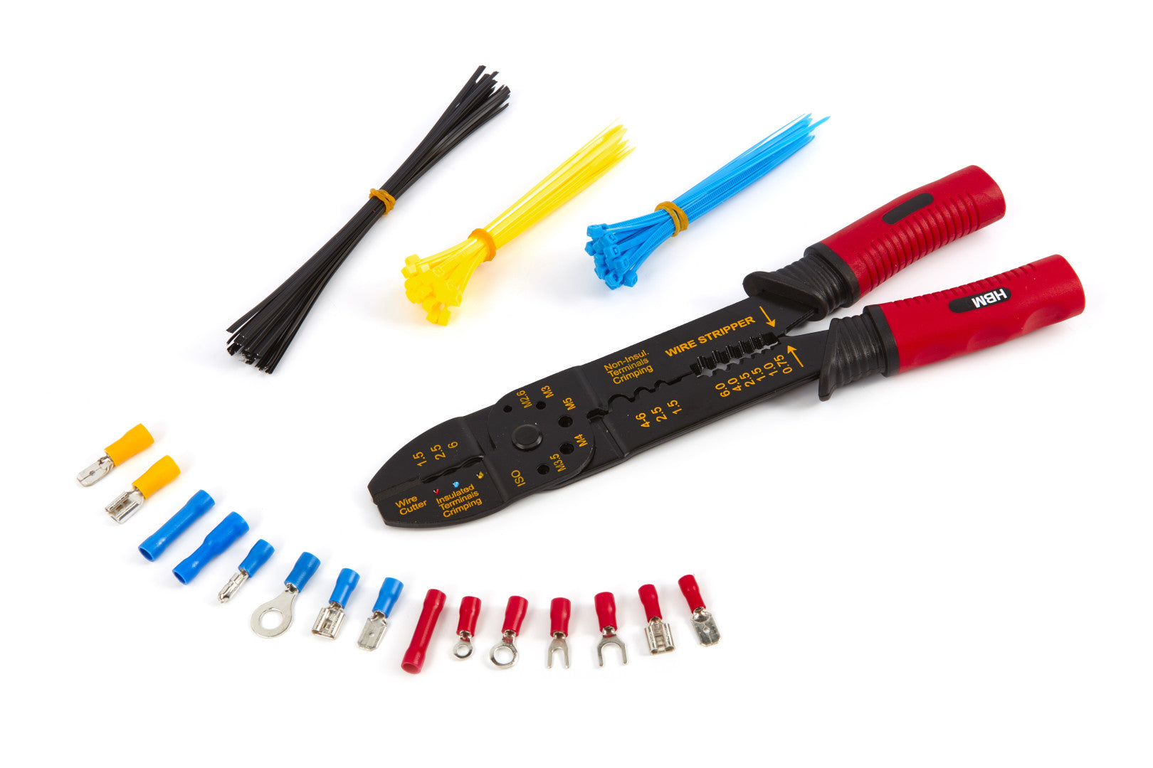 KÁBEL BLANKOLÓ-KRIMPELŐ FOGÓ KÉSZLET