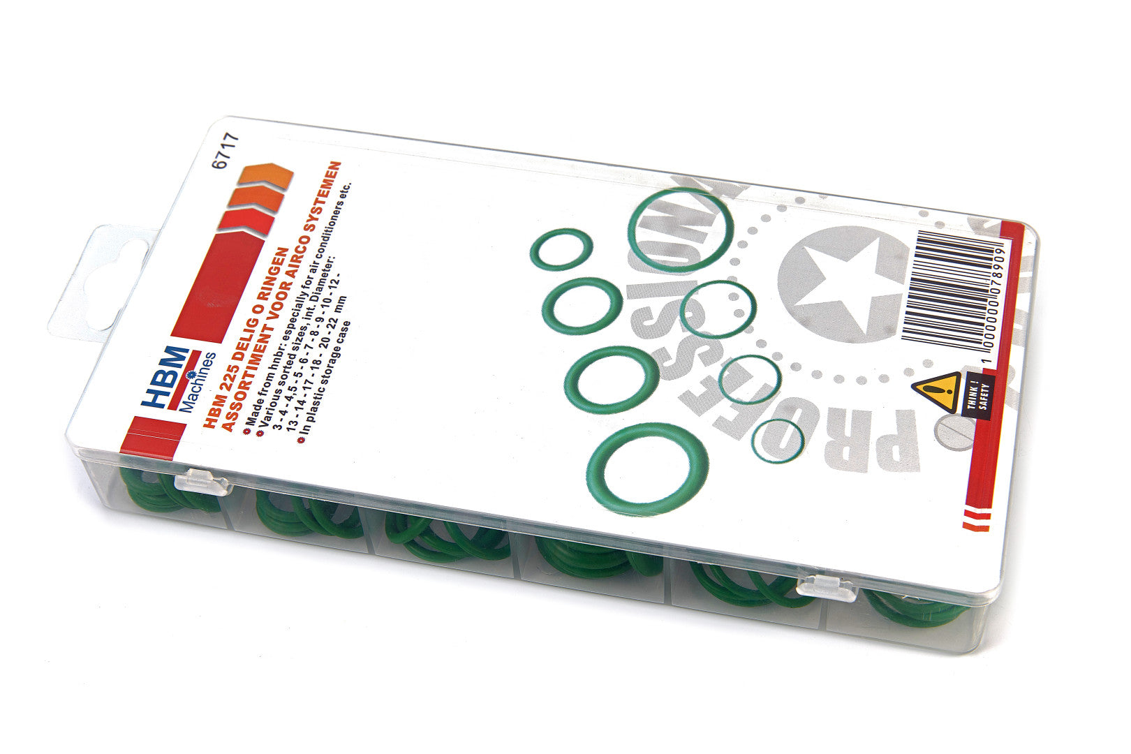 O GYŰRŰ TÖMÍTŐ KÉSZLET KLÍMA BERENDEZÉSEKHEZ 225 DB