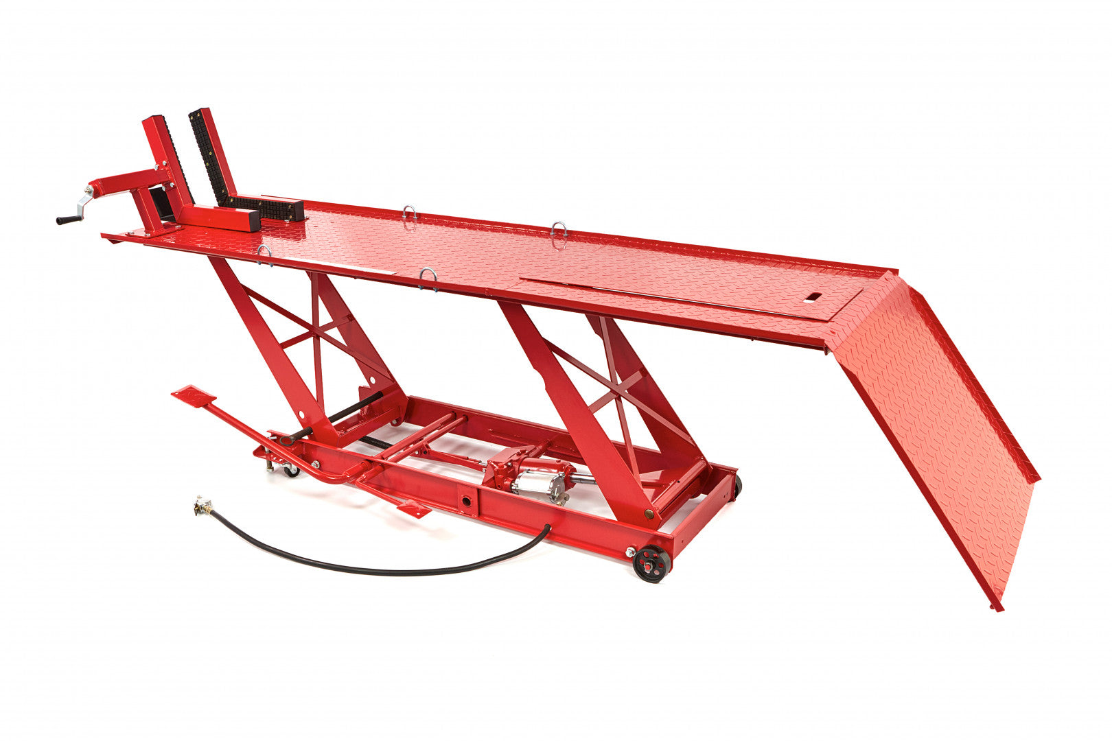 HIDRO-PNEUMATIKUS MOTORKERÉKPÁR EMELŐ ELSŐ KERÉK 450 KG